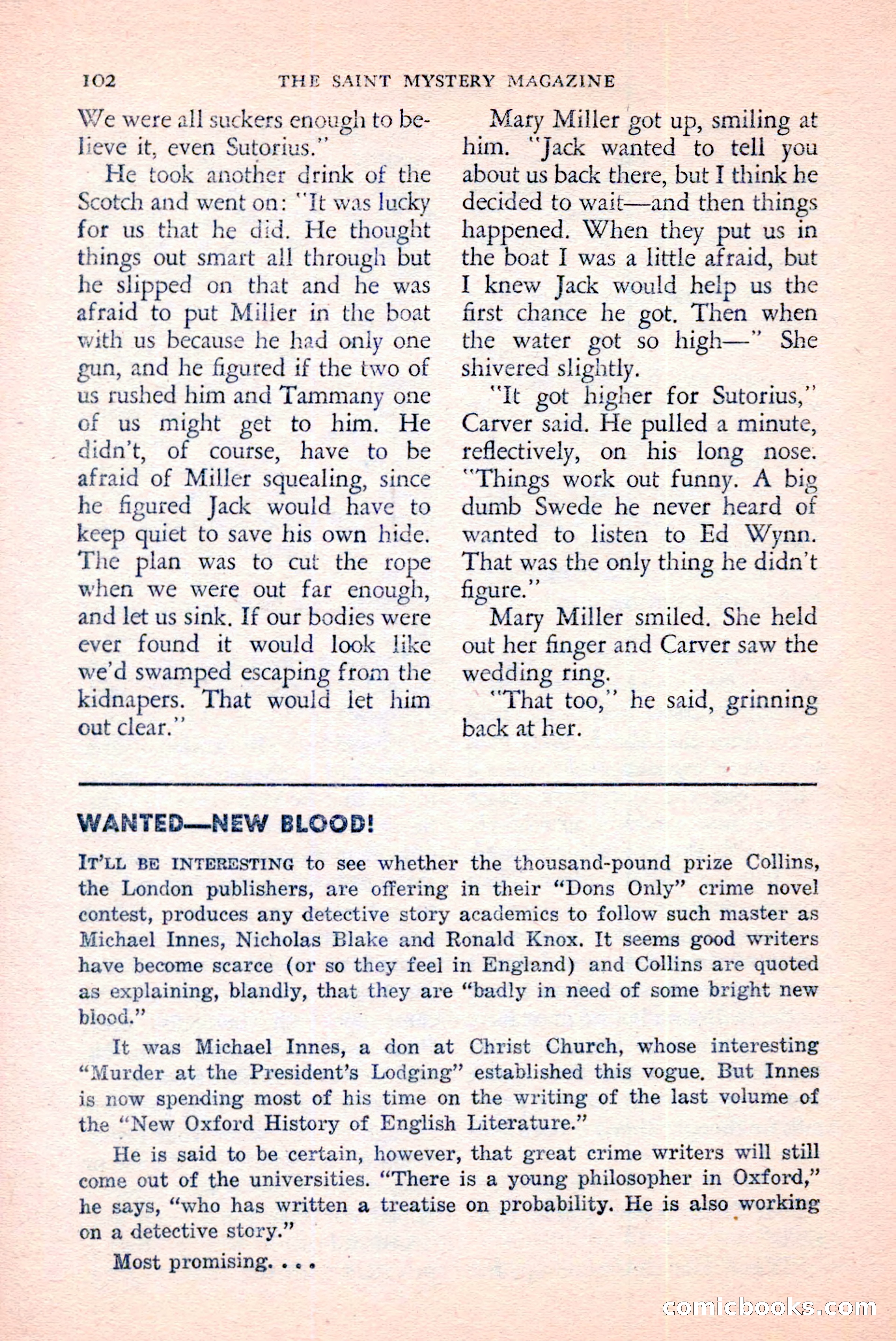 The Saint Mystery Magazine, June 1959 — page 104 of 132