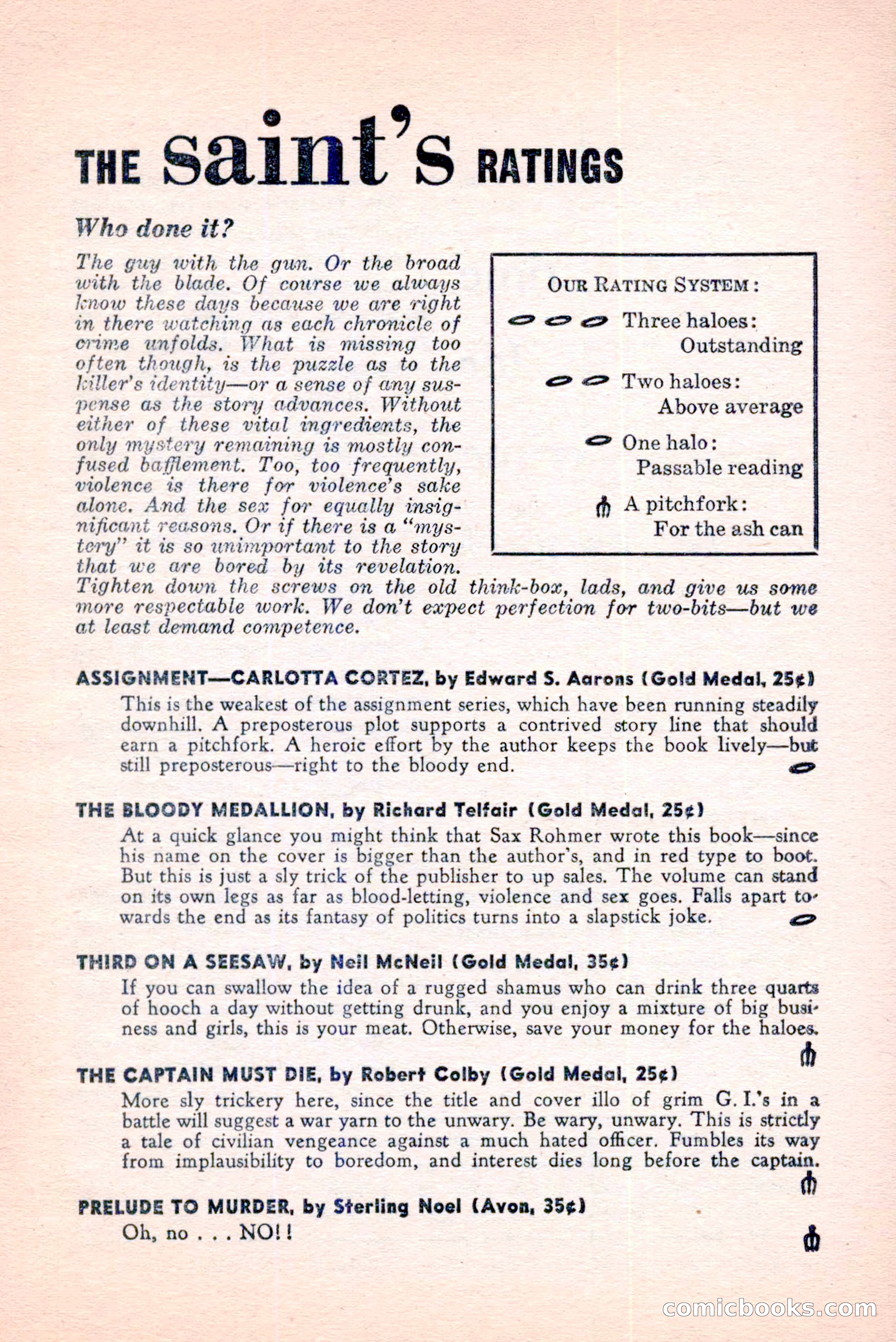 The Saint Mystery Magazine, June 1959 — page 105 of 132