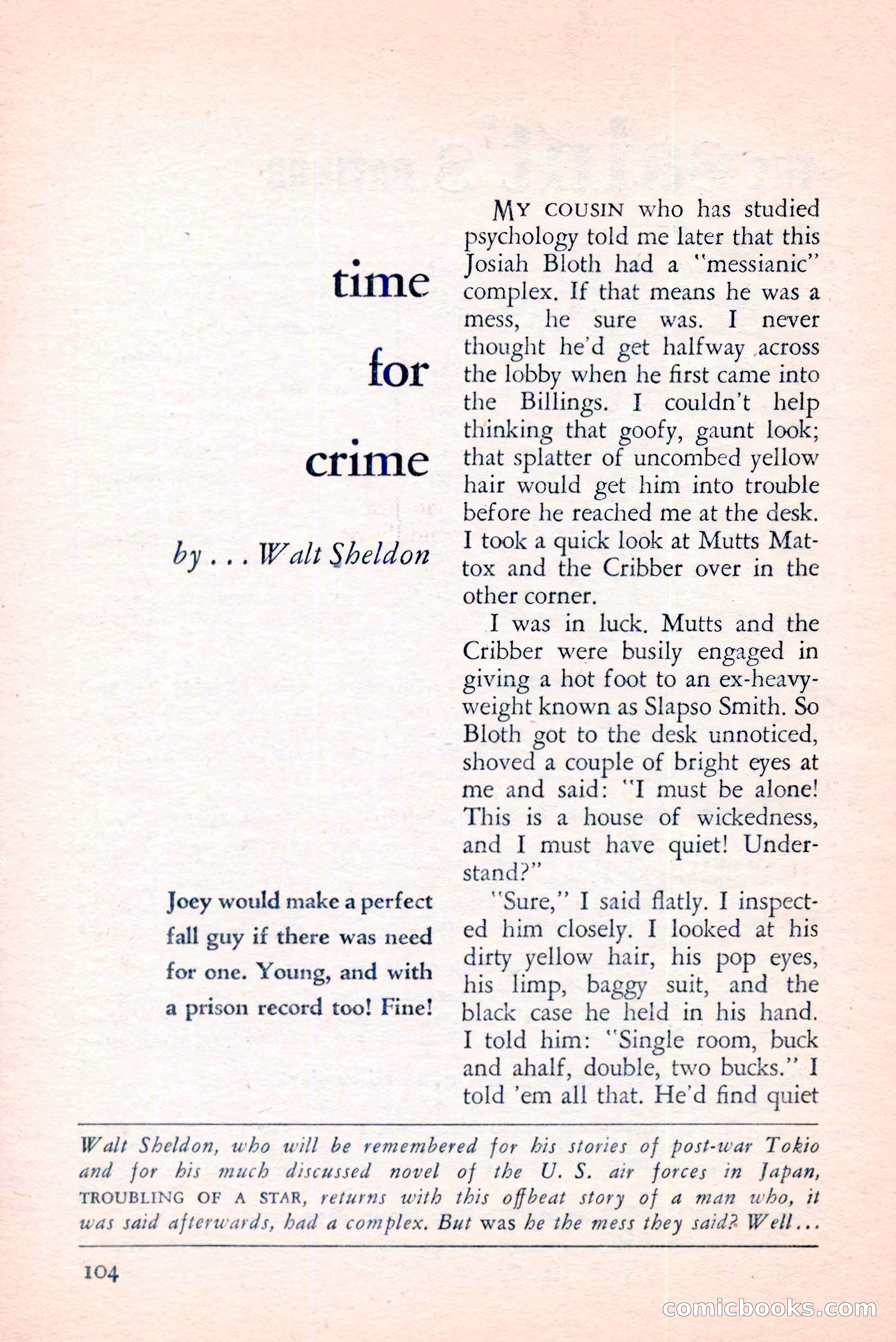 The Saint Mystery Magazine, June 1959 — page 106 of 132