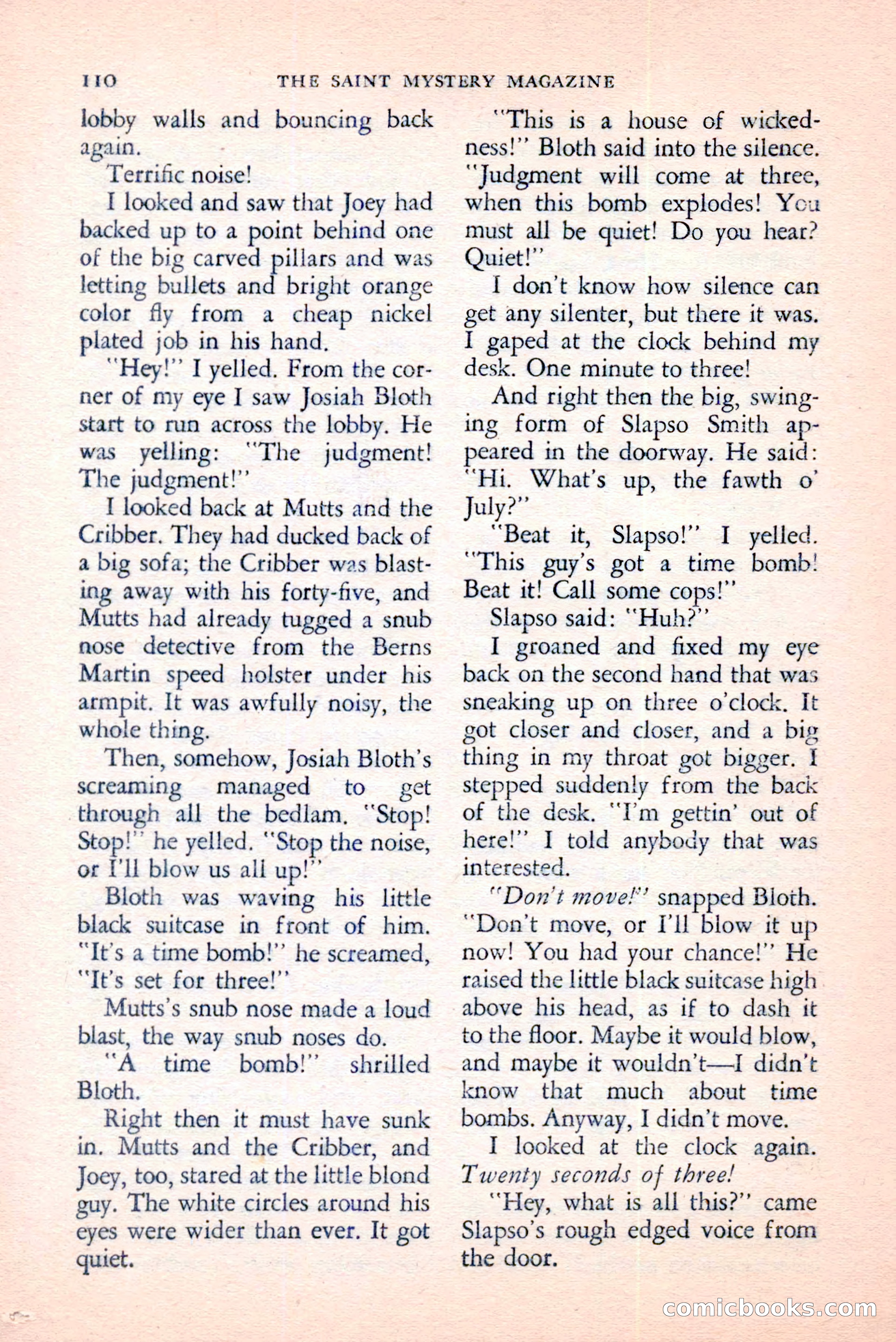The Saint Mystery Magazine, June 1959 — page 112 of 132
