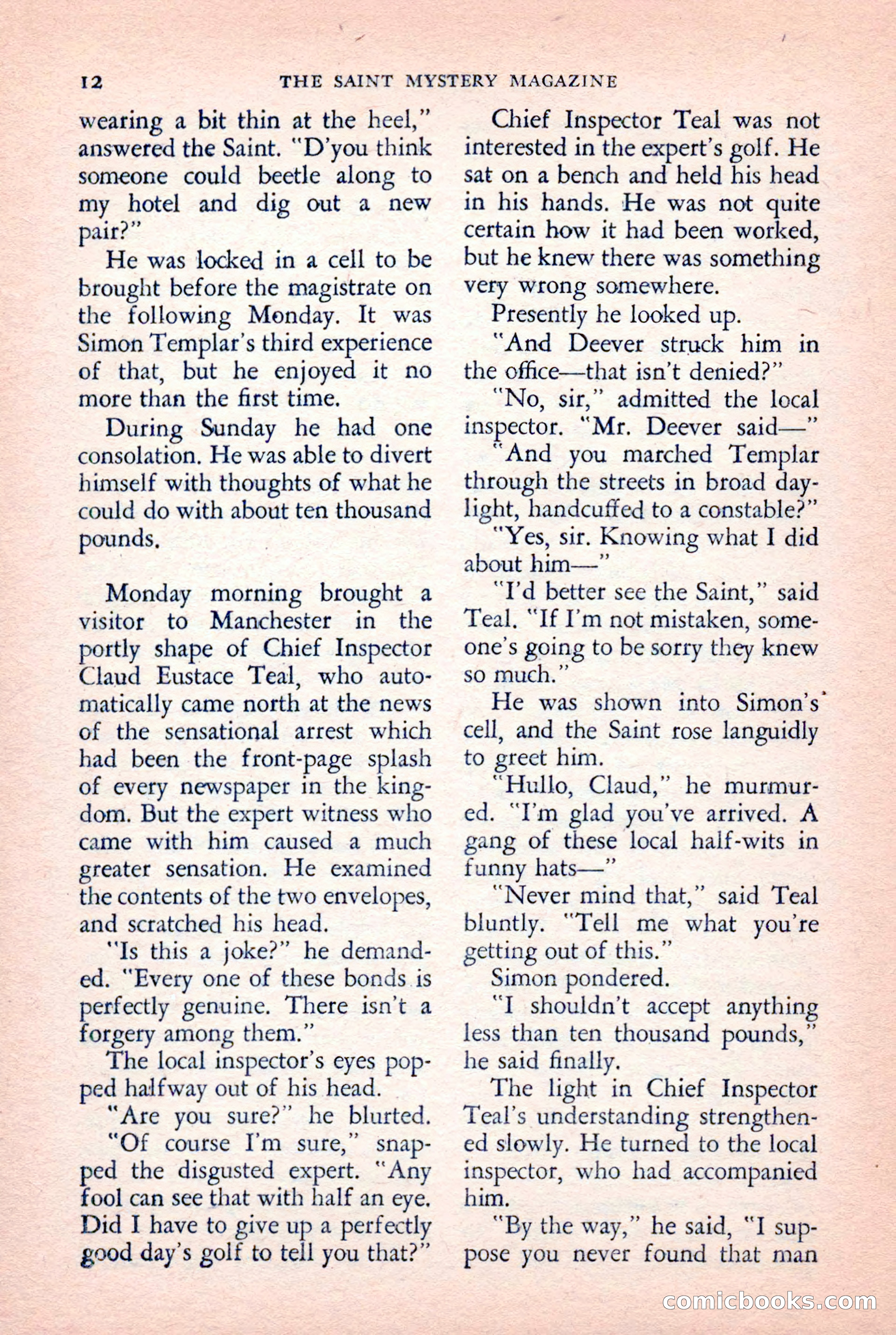 The Saint Mystery Magazine — page 14 of 132