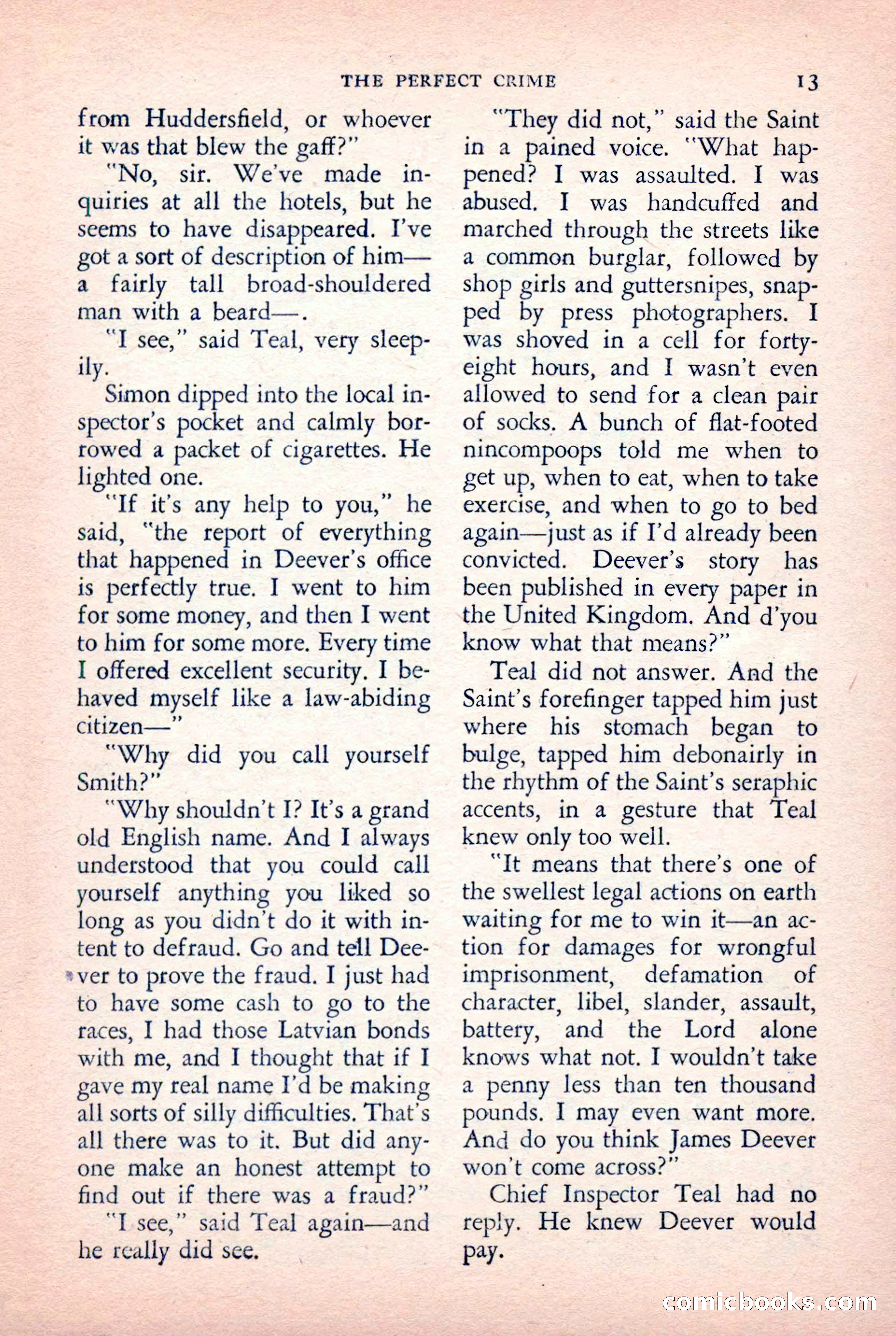 The Saint Mystery Magazine — page 15 of 132