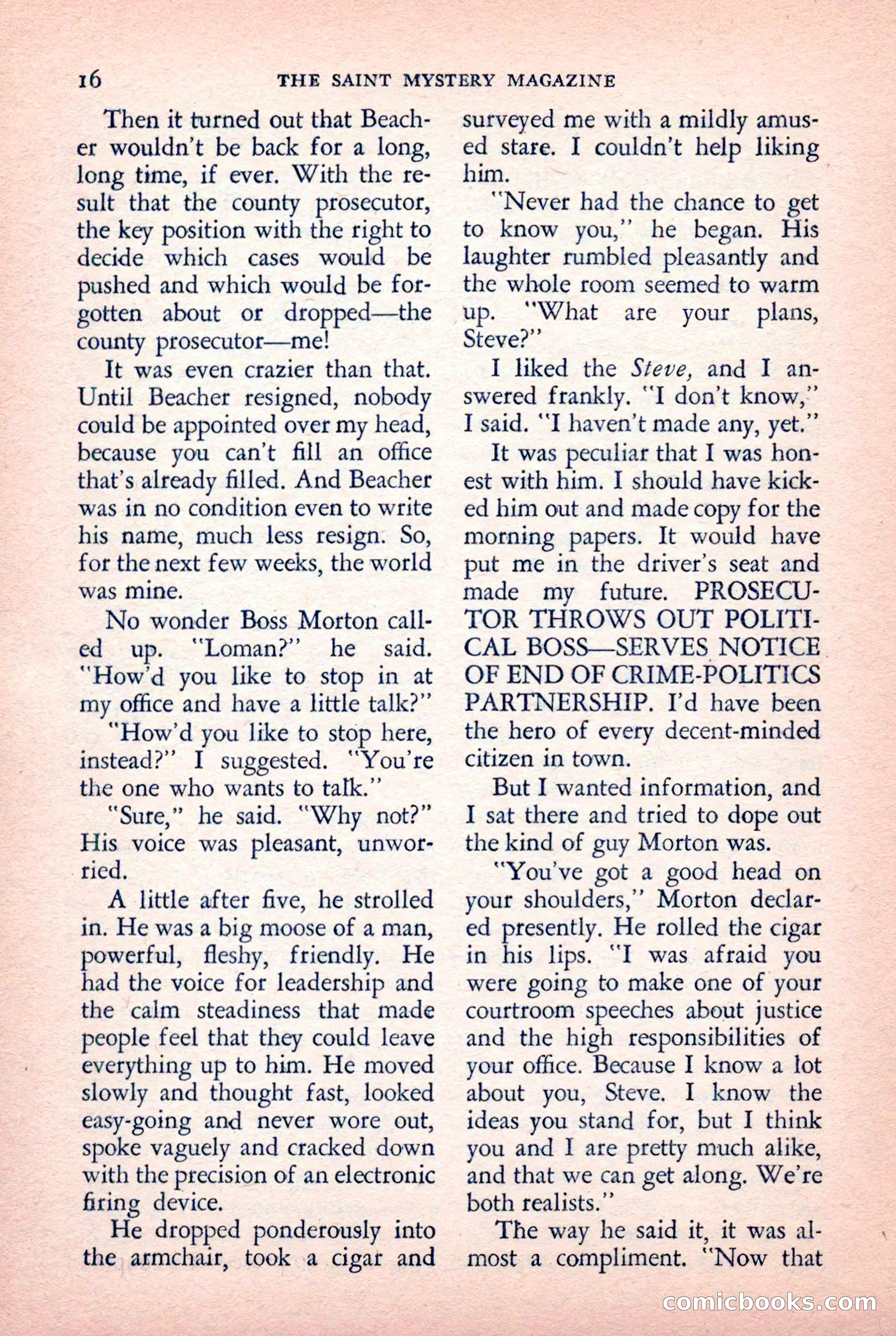The Saint Mystery Magazine — page 18 of 132
