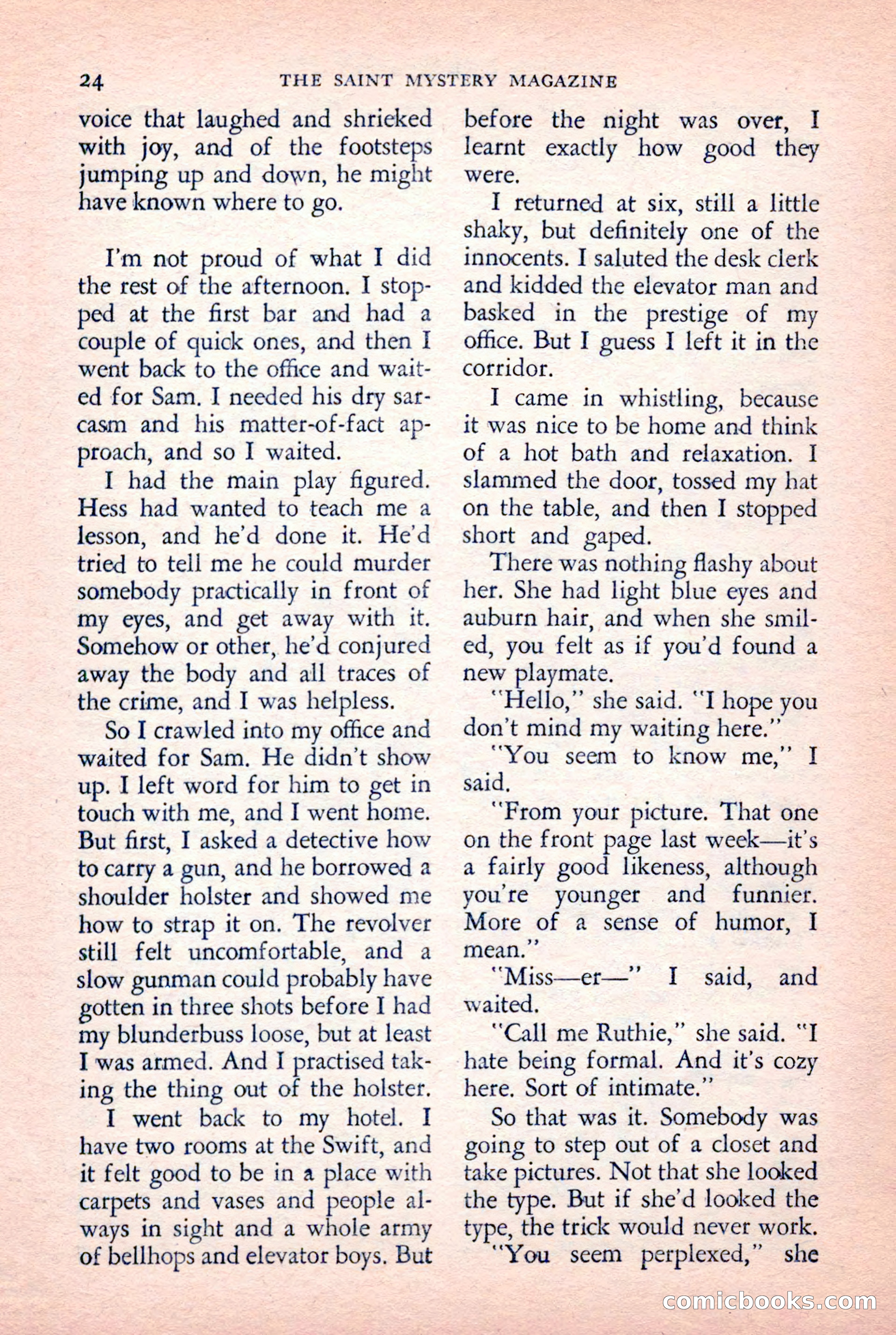 The Saint Mystery Magazine — page 26 of 132