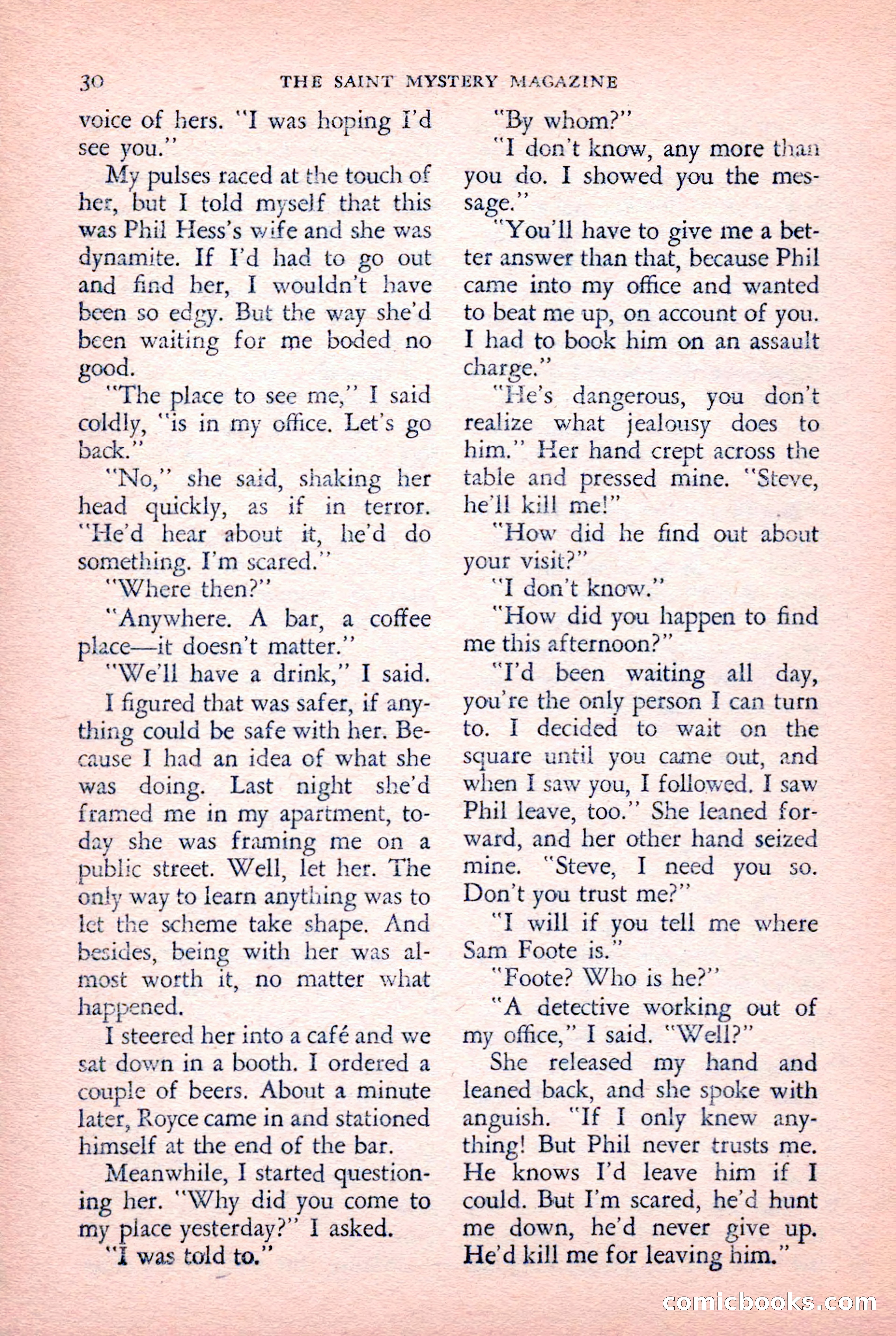 The Saint Mystery Magazine — page 32 of 132