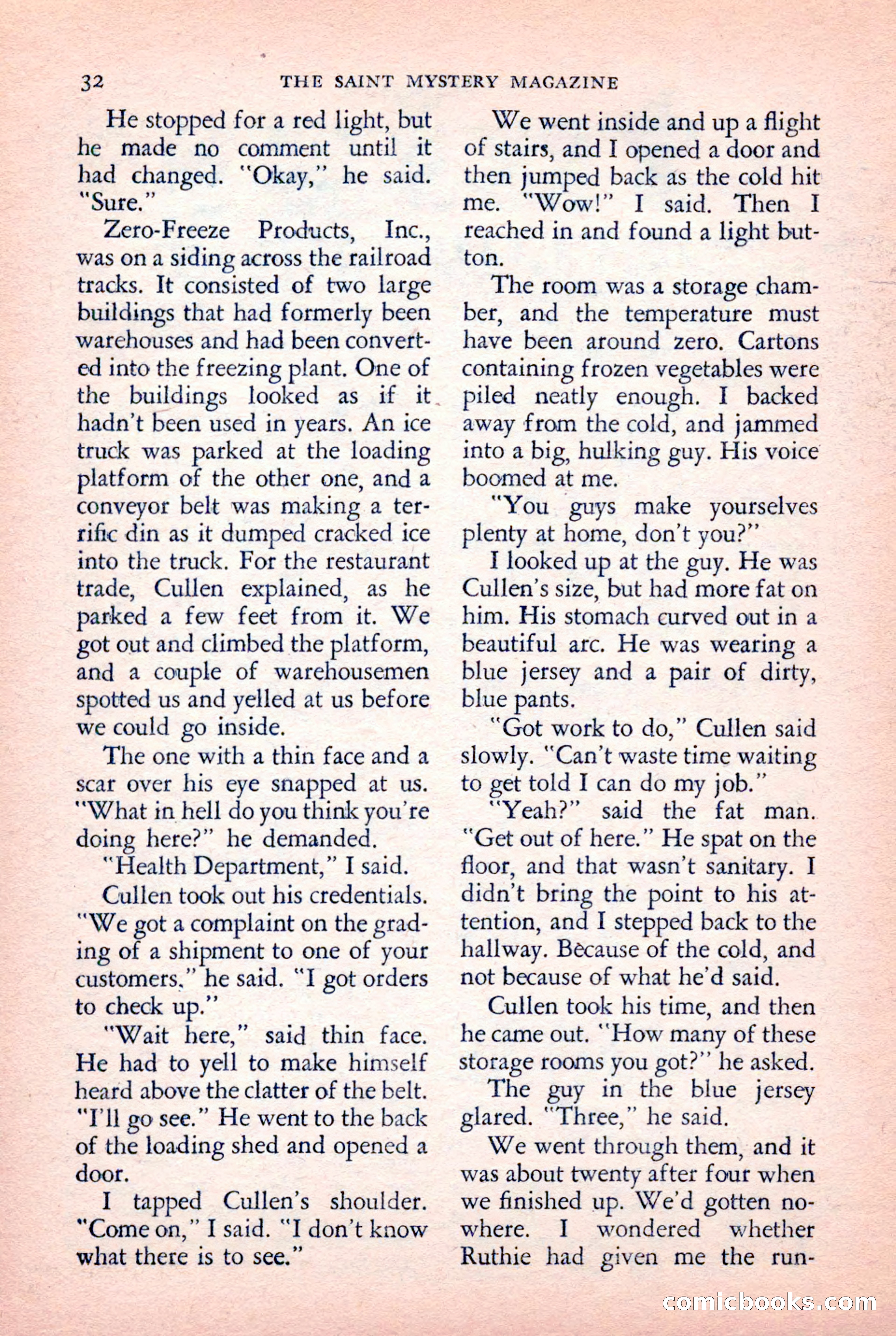 The Saint Mystery Magazine — page 34 of 132