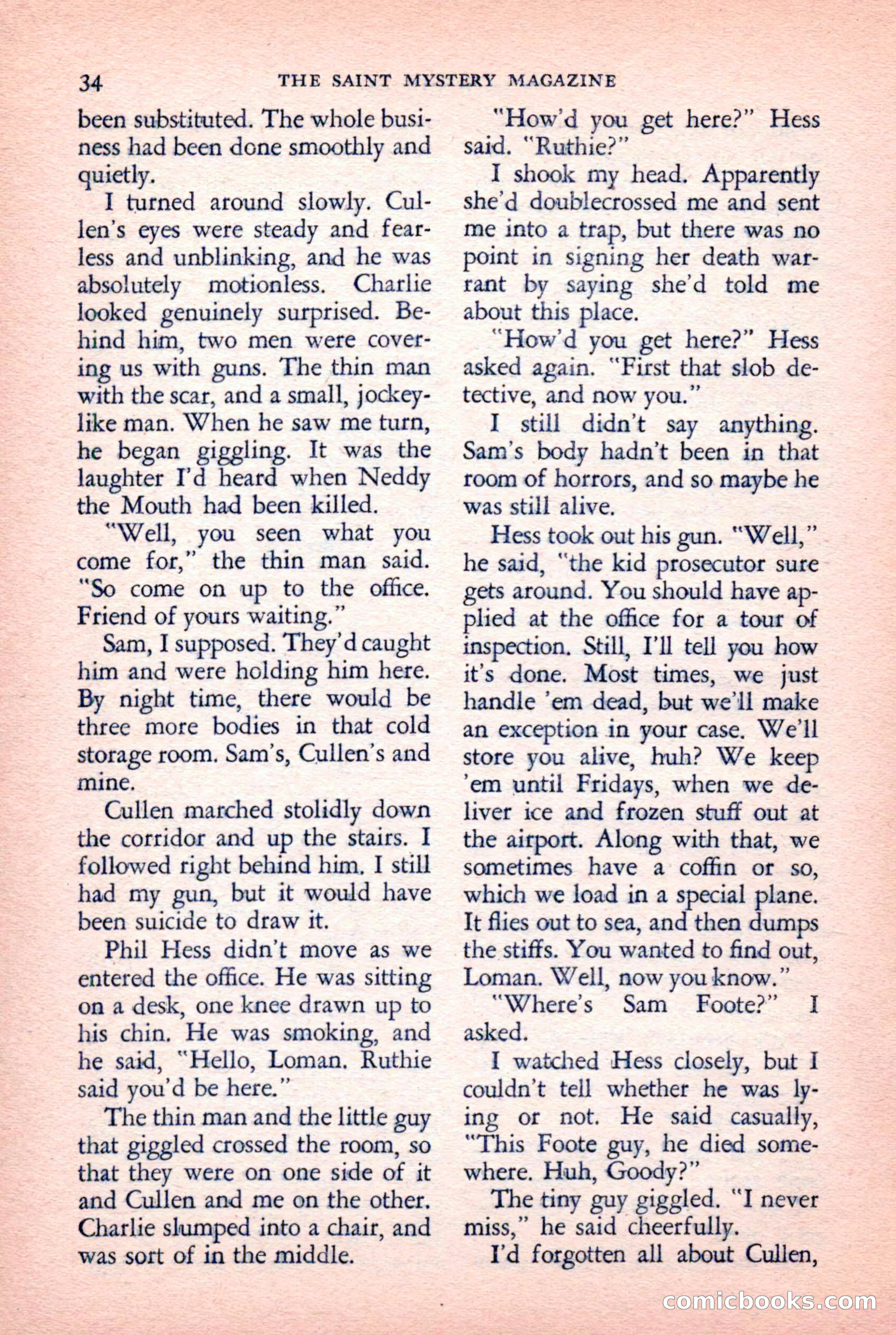 The Saint Mystery Magazine — page 36 of 132