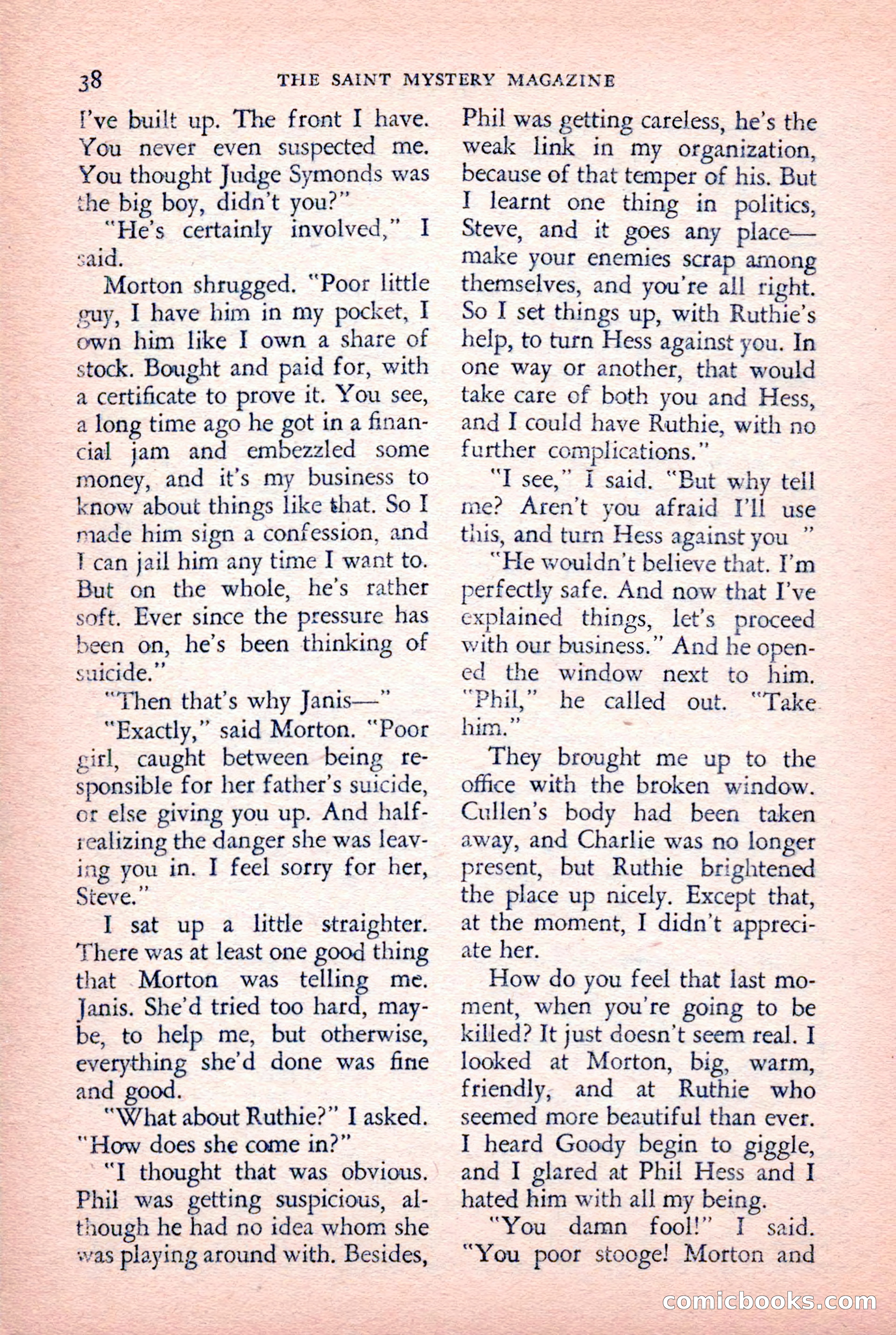 The Saint Mystery Magazine — page 40 of 132