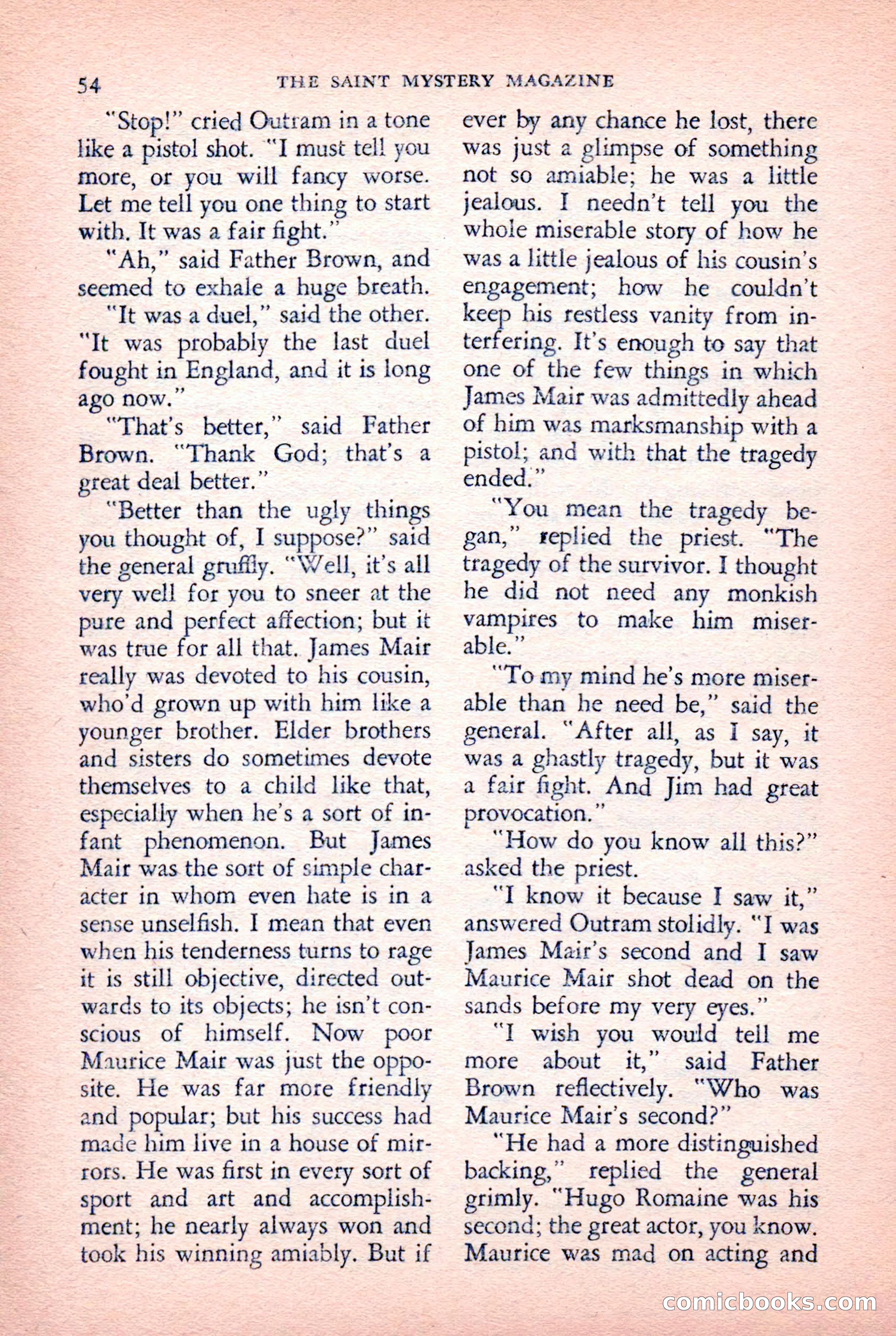 The Saint Mystery Magazine — page 56 of 132
