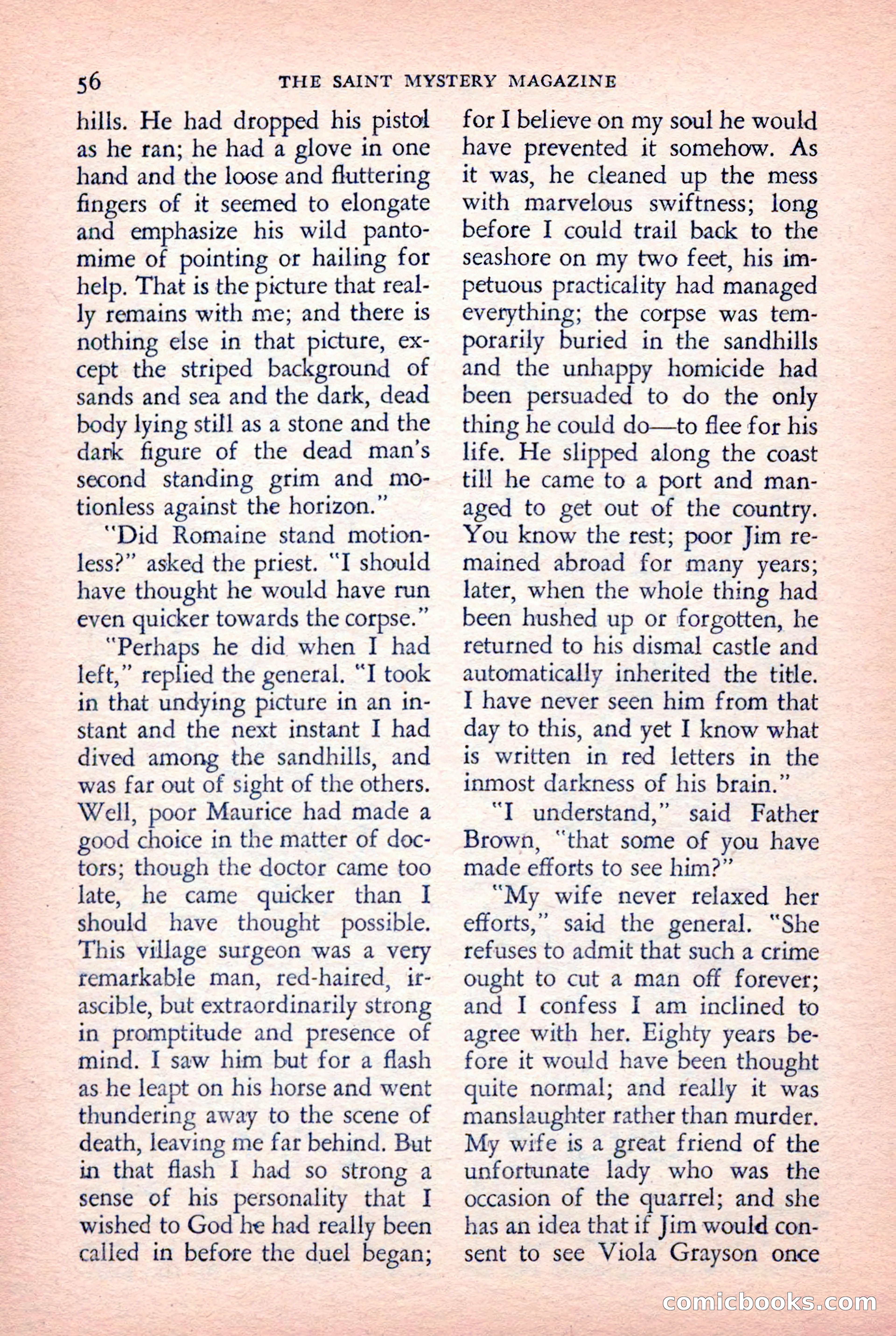 The Saint Mystery Magazine — page 58 of 132