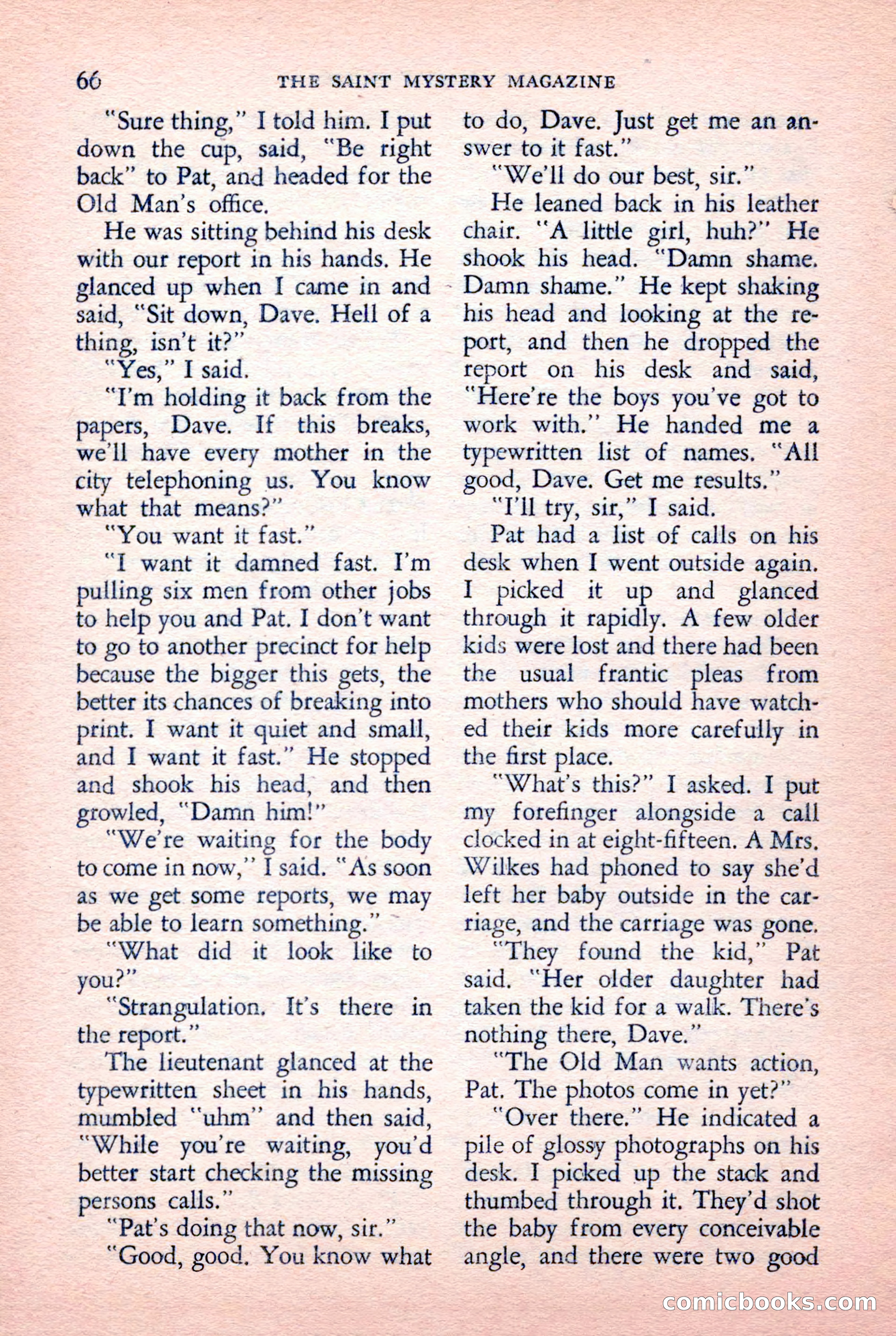 The Saint Mystery Magazine — page 68 of 132