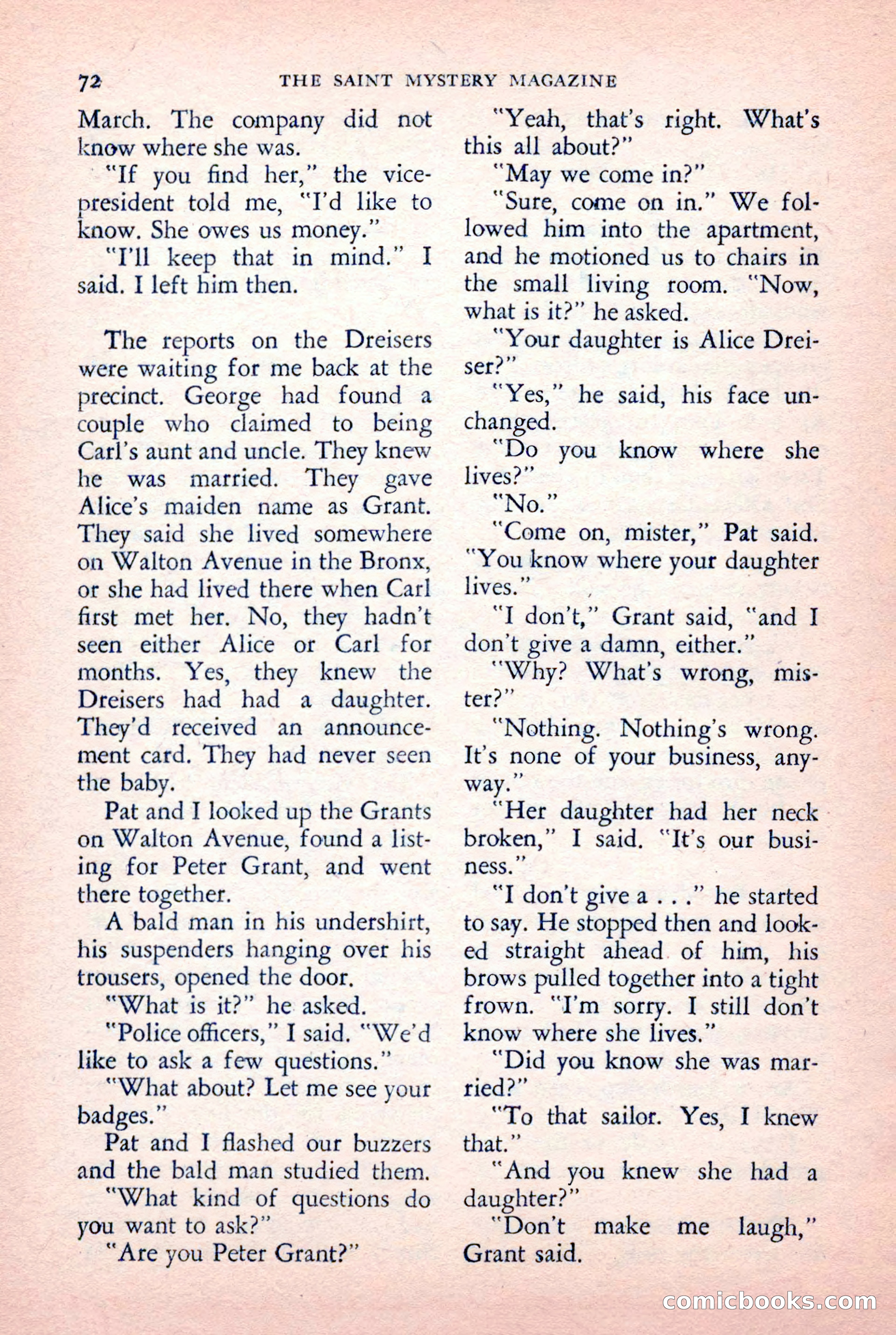 The Saint Mystery Magazine — page 74 of 132