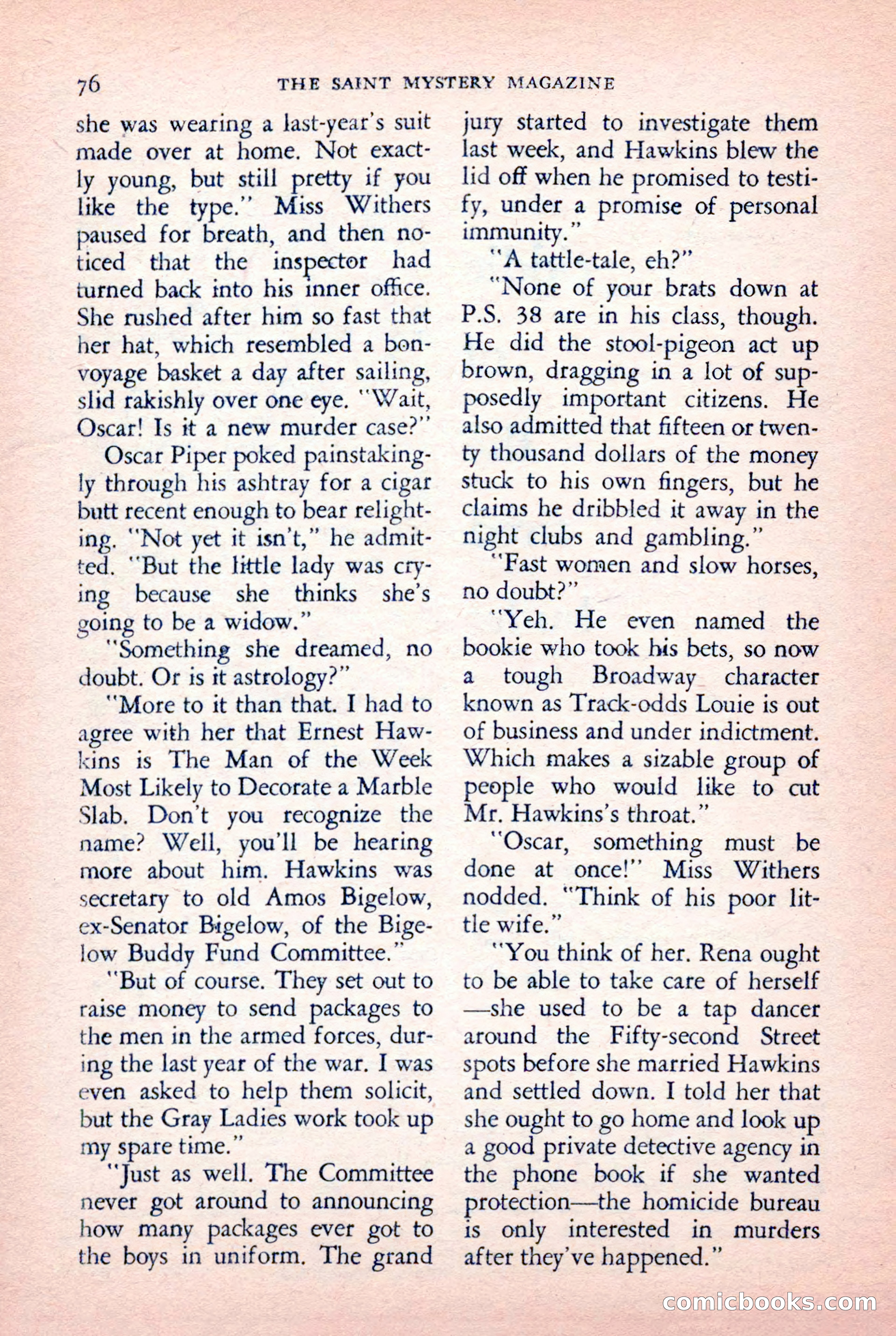 The Saint Mystery Magazine — page 78 of 132