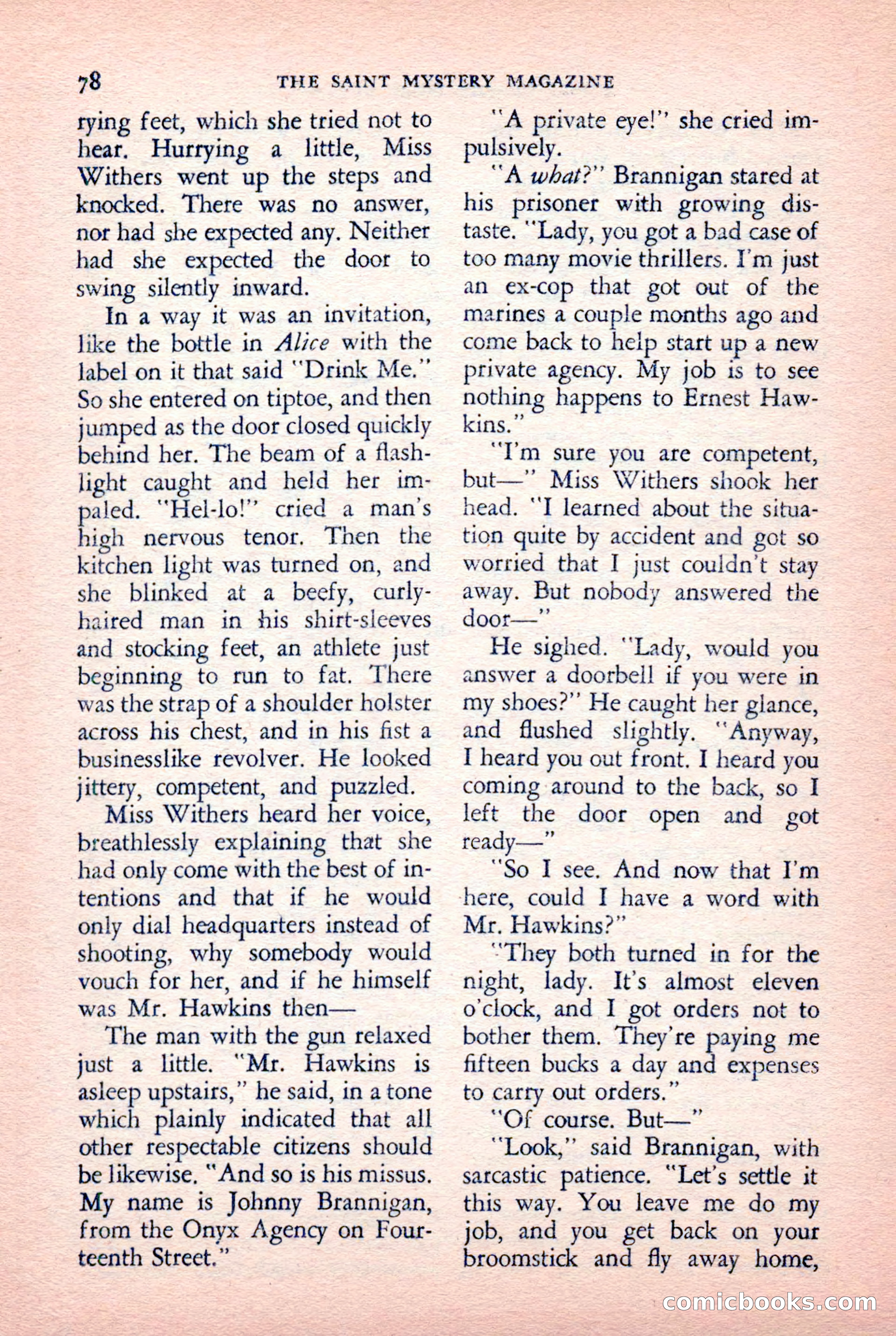 The Saint Mystery Magazine — page 80 of 132