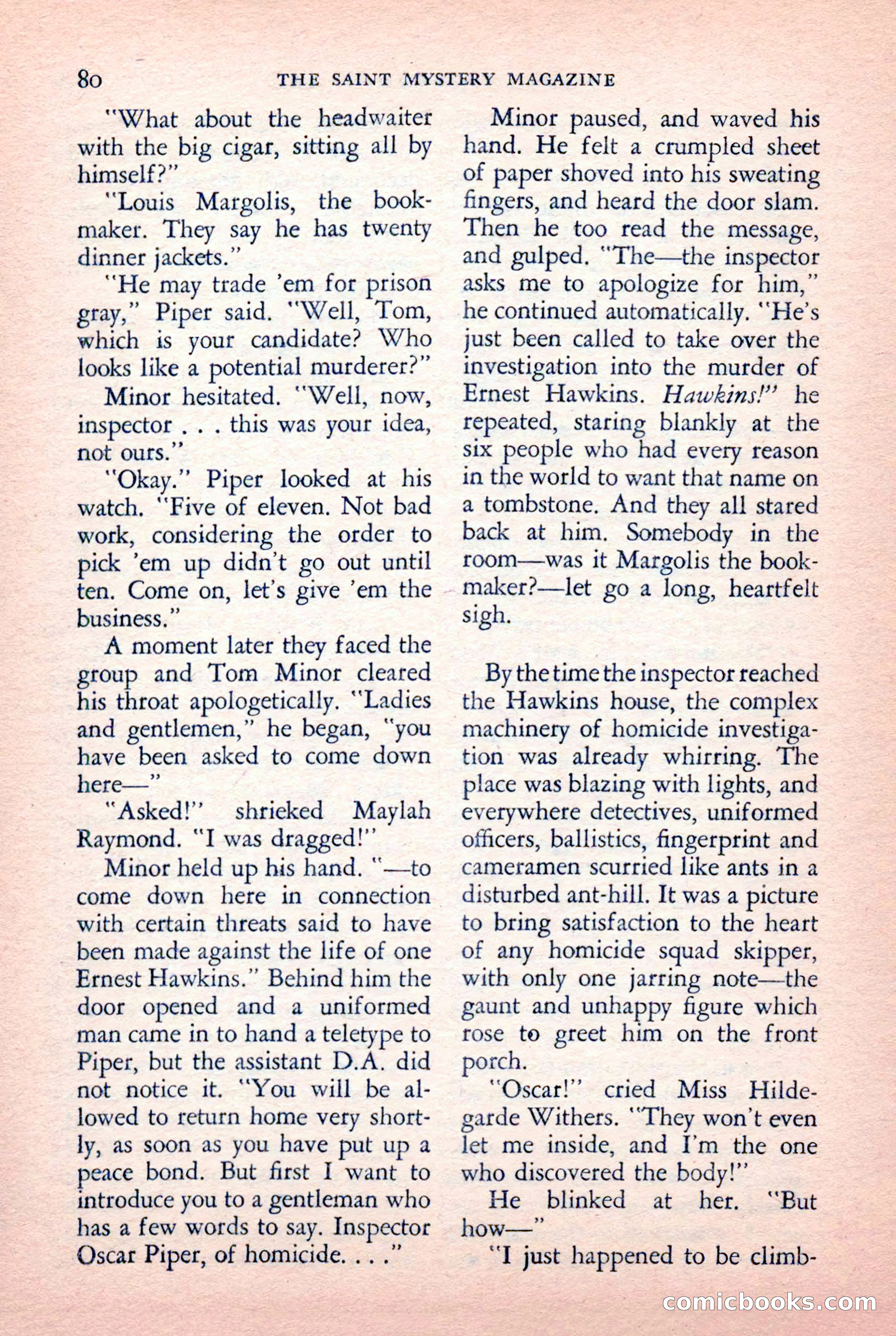 The Saint Mystery Magazine — page 82 of 132