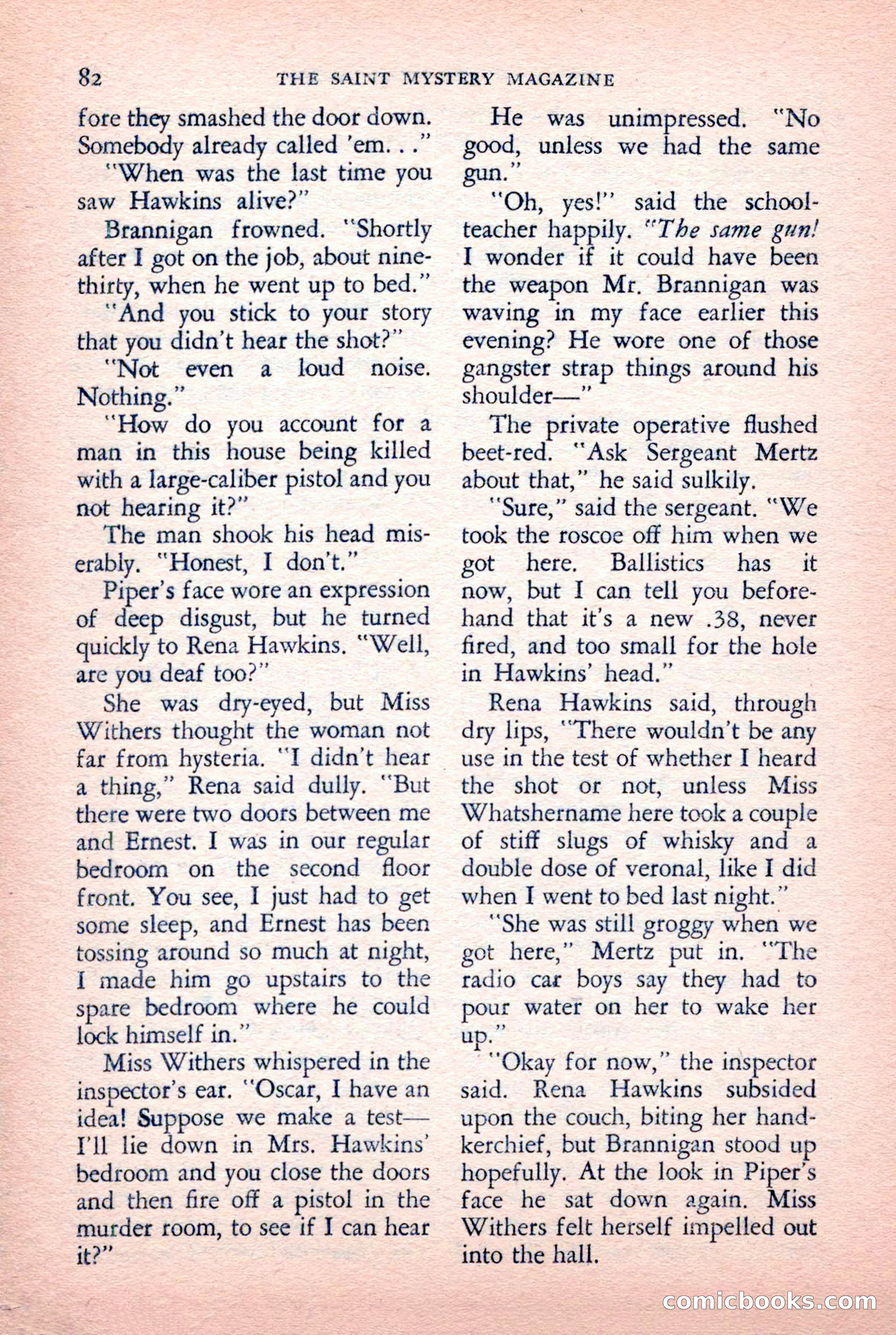 The Saint Mystery Magazine — page 84 of 132