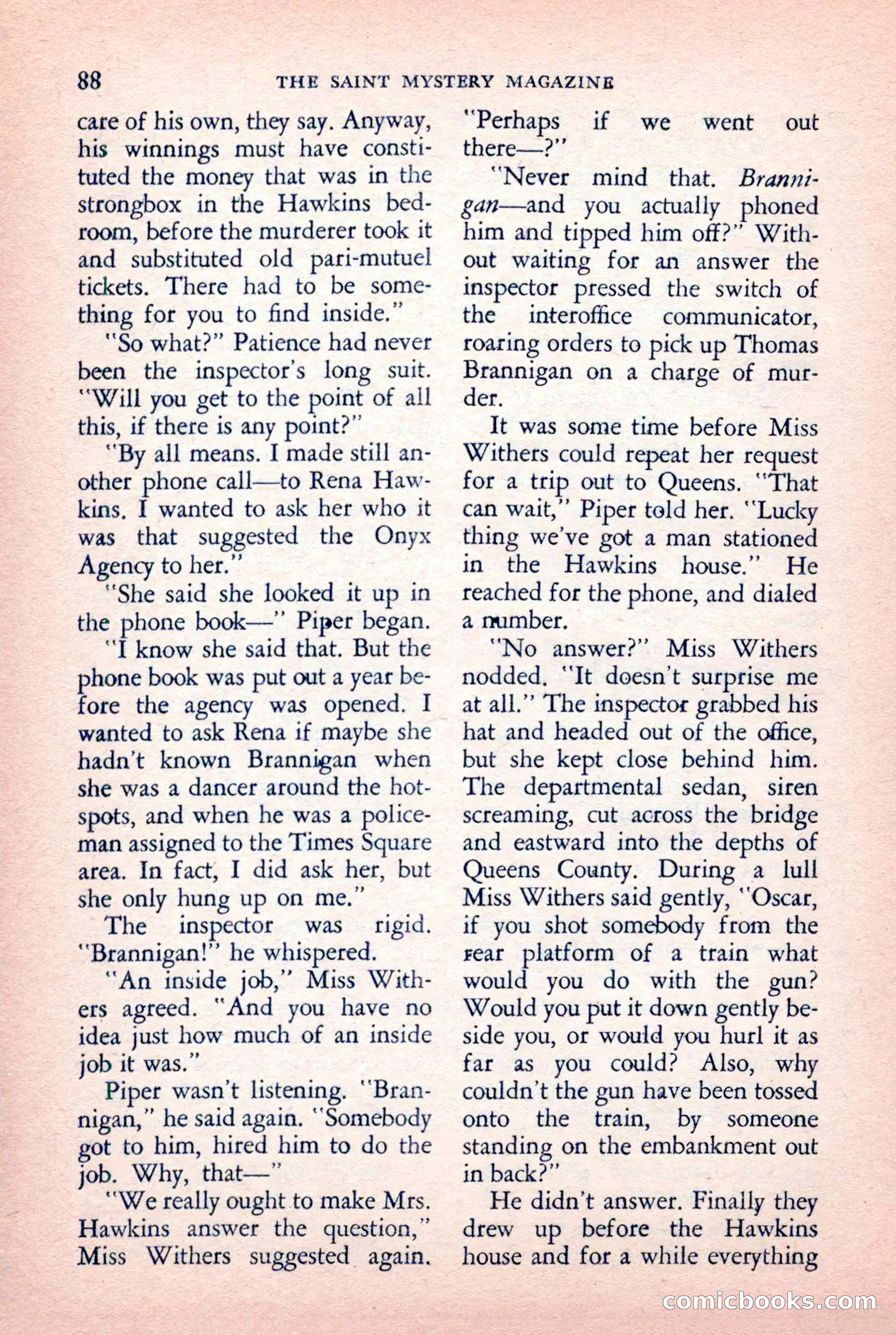The Saint Mystery Magazine — page 90 of 132
