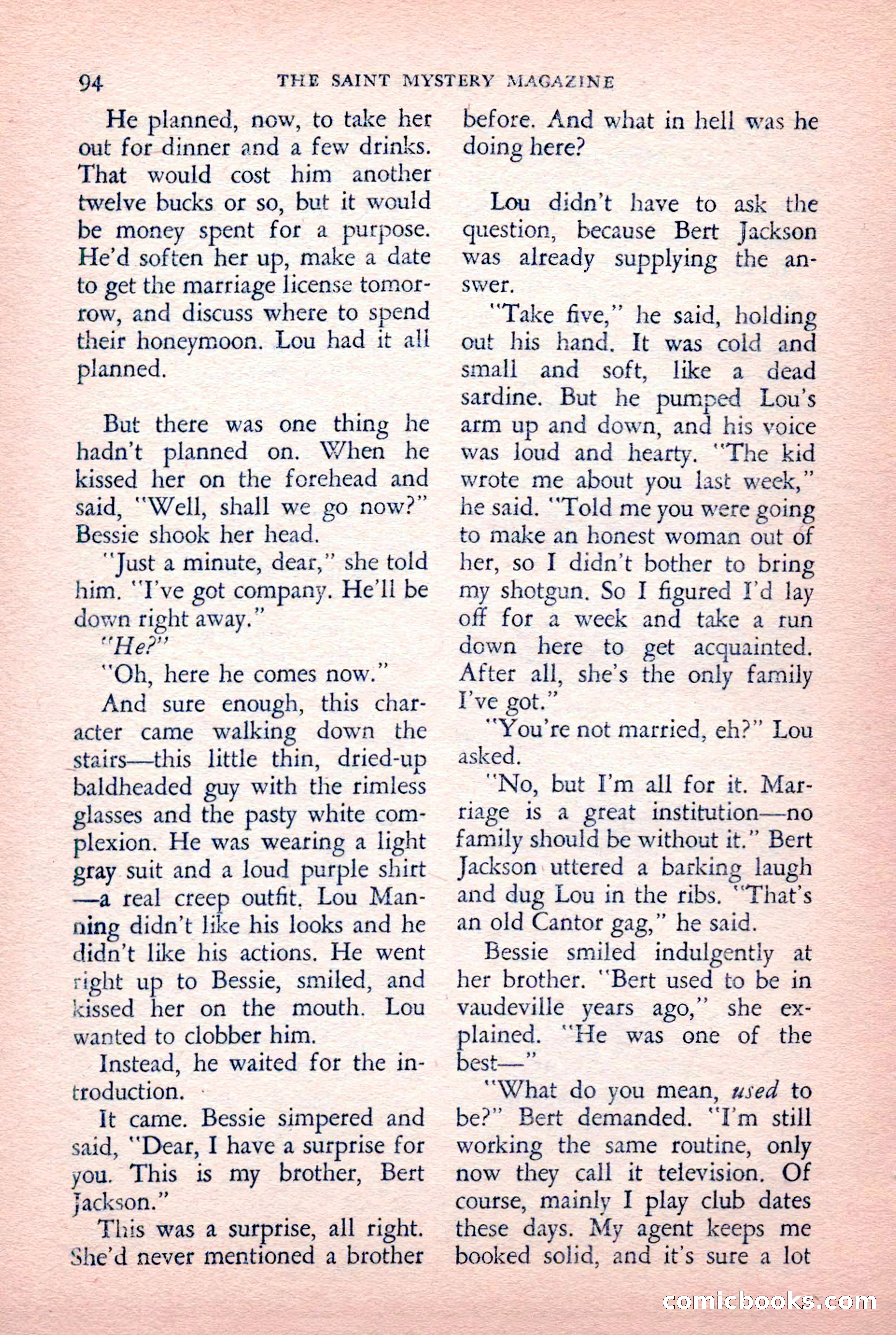 The Saint Mystery Magazine — page 96 of 132