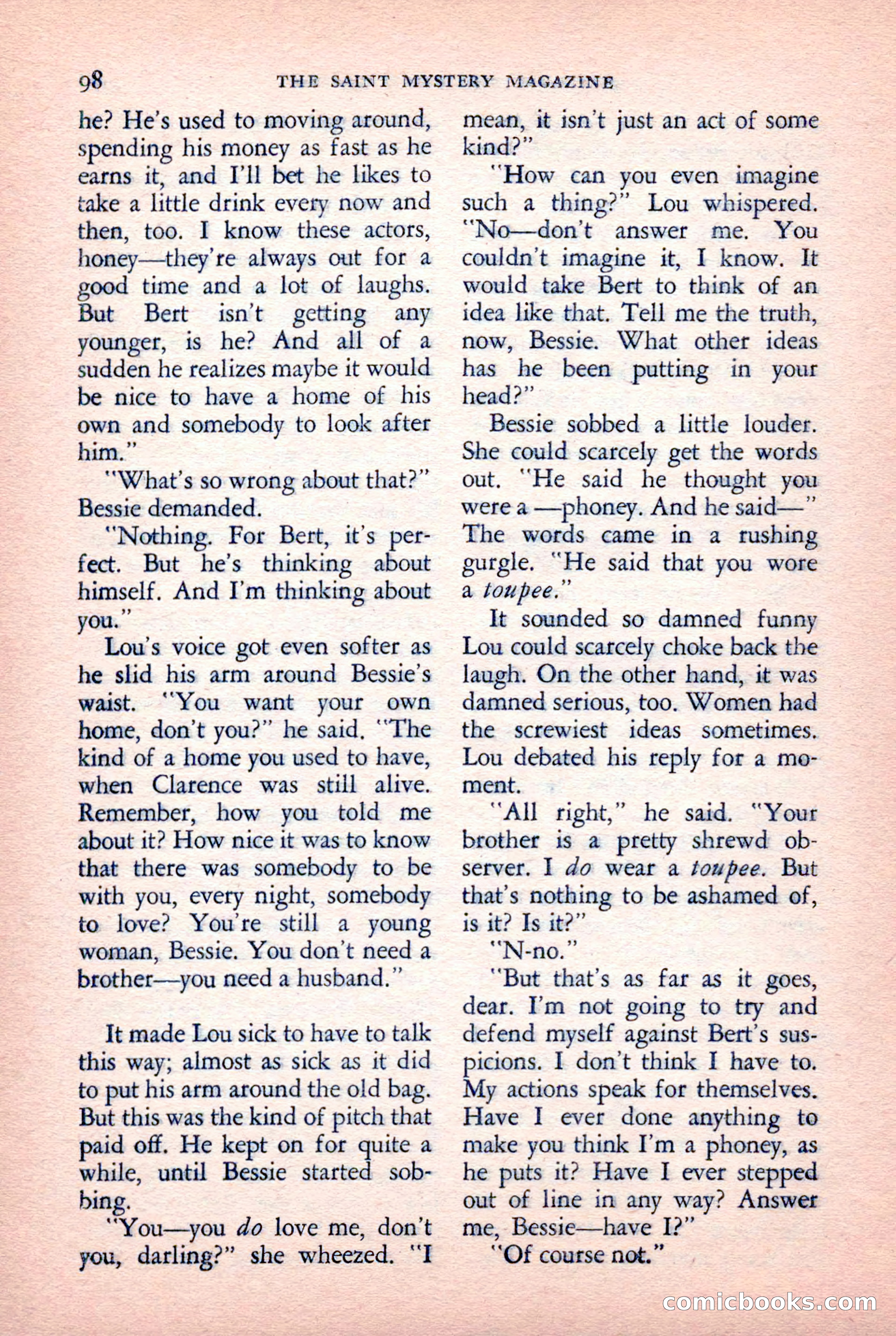 The Saint Mystery Magazine — page 100 of 132