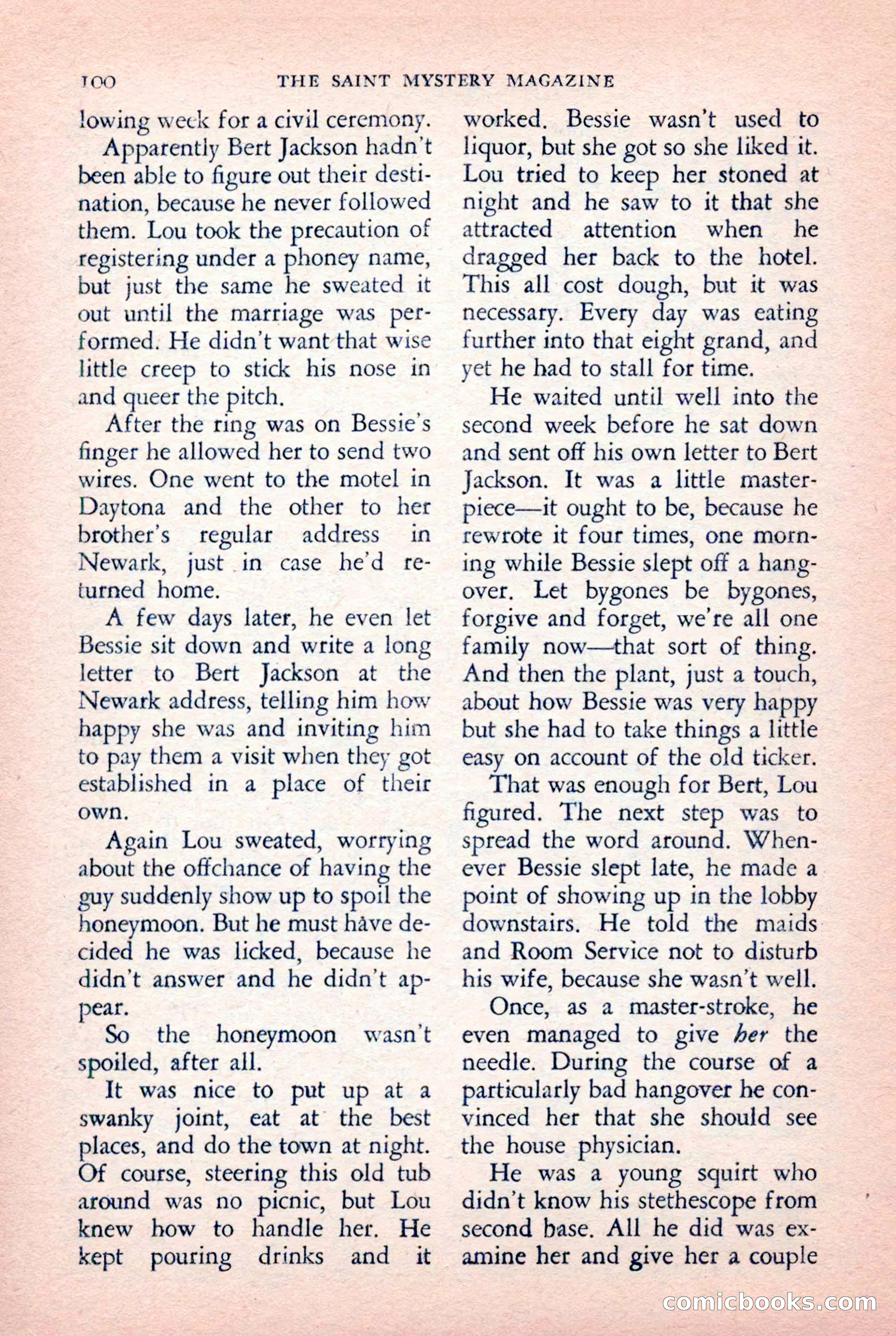 The Saint Mystery Magazine — page 102 of 132