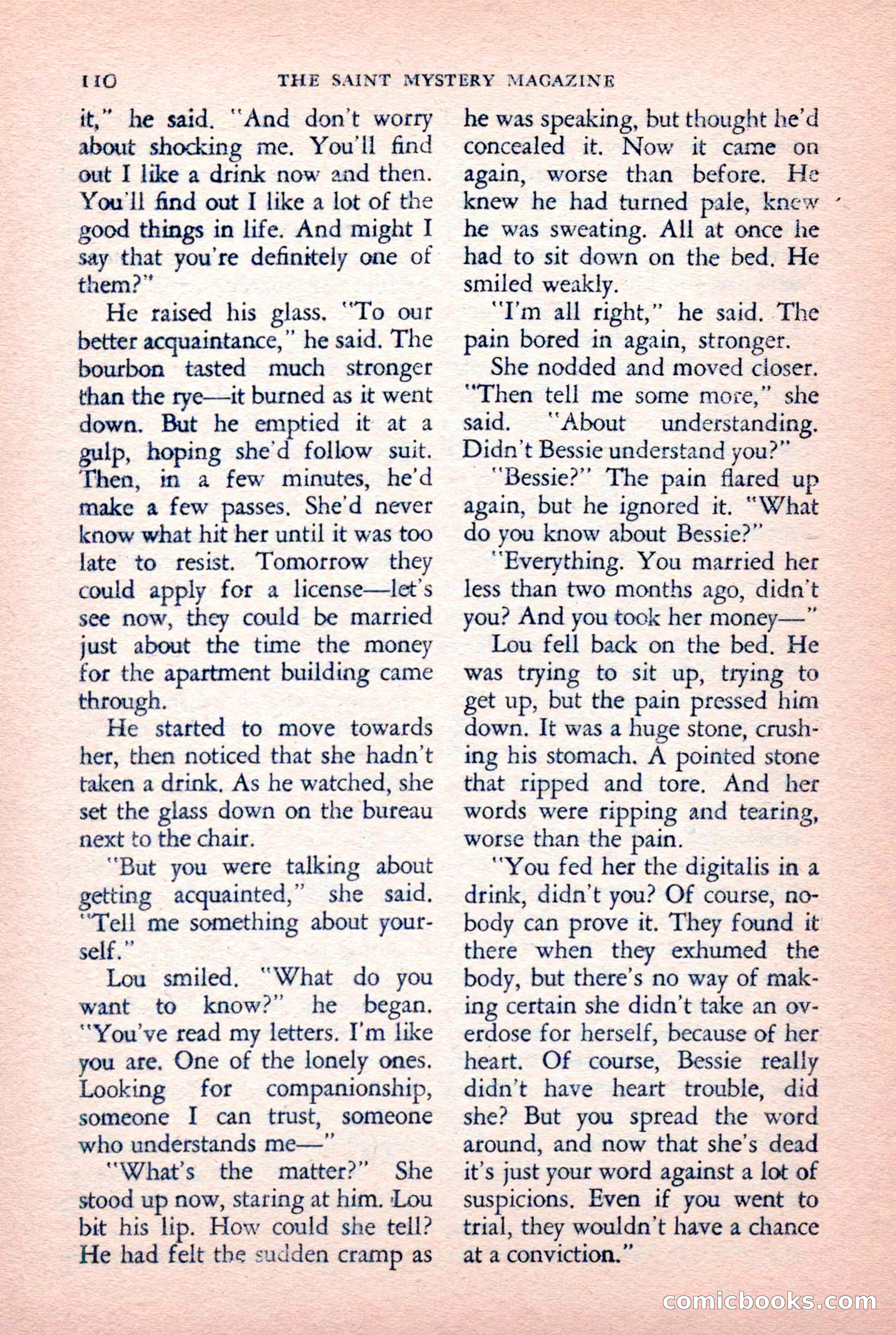 The Saint Mystery Magazine — page 112 of 132
