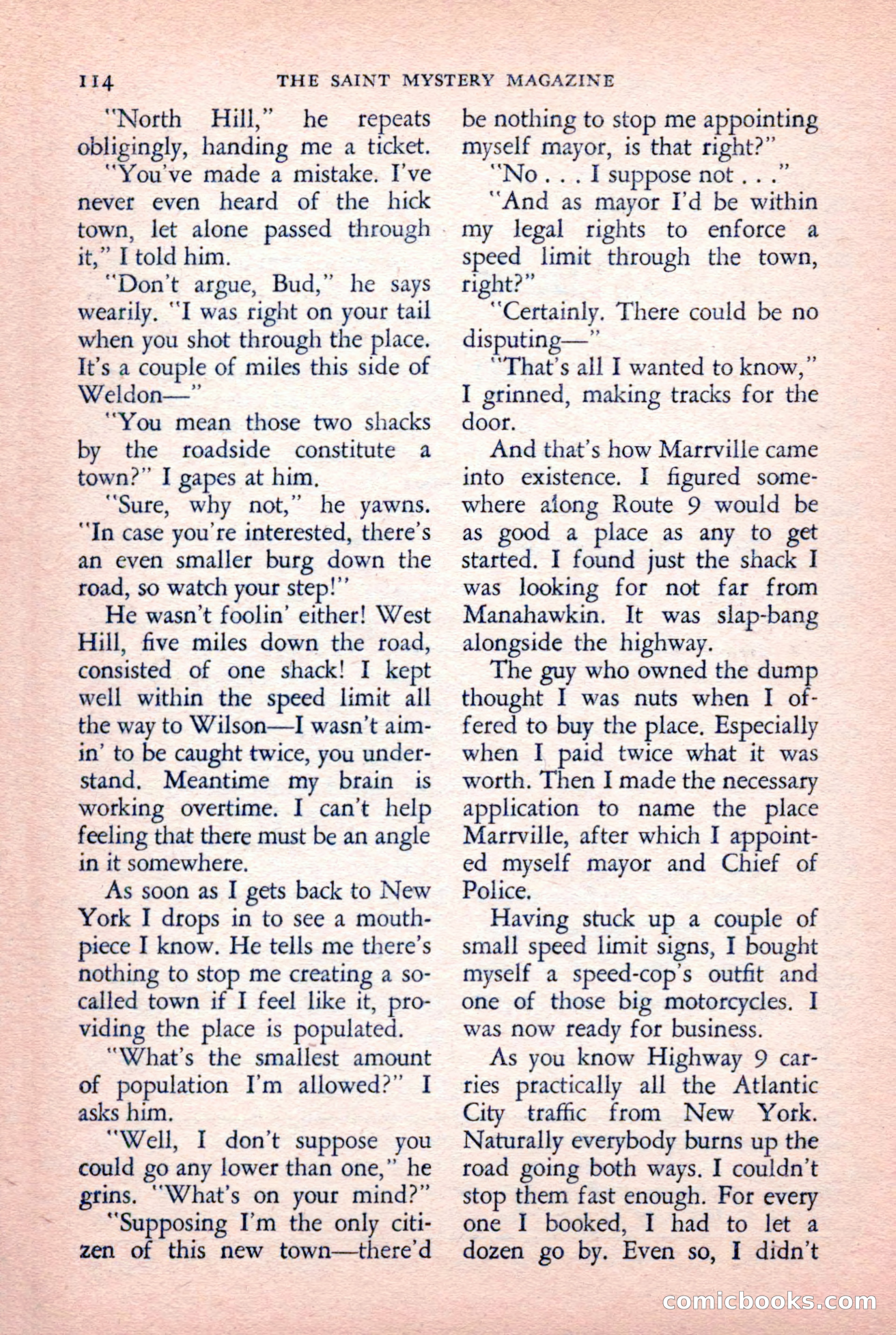 The Saint Mystery Magazine — page 116 of 132