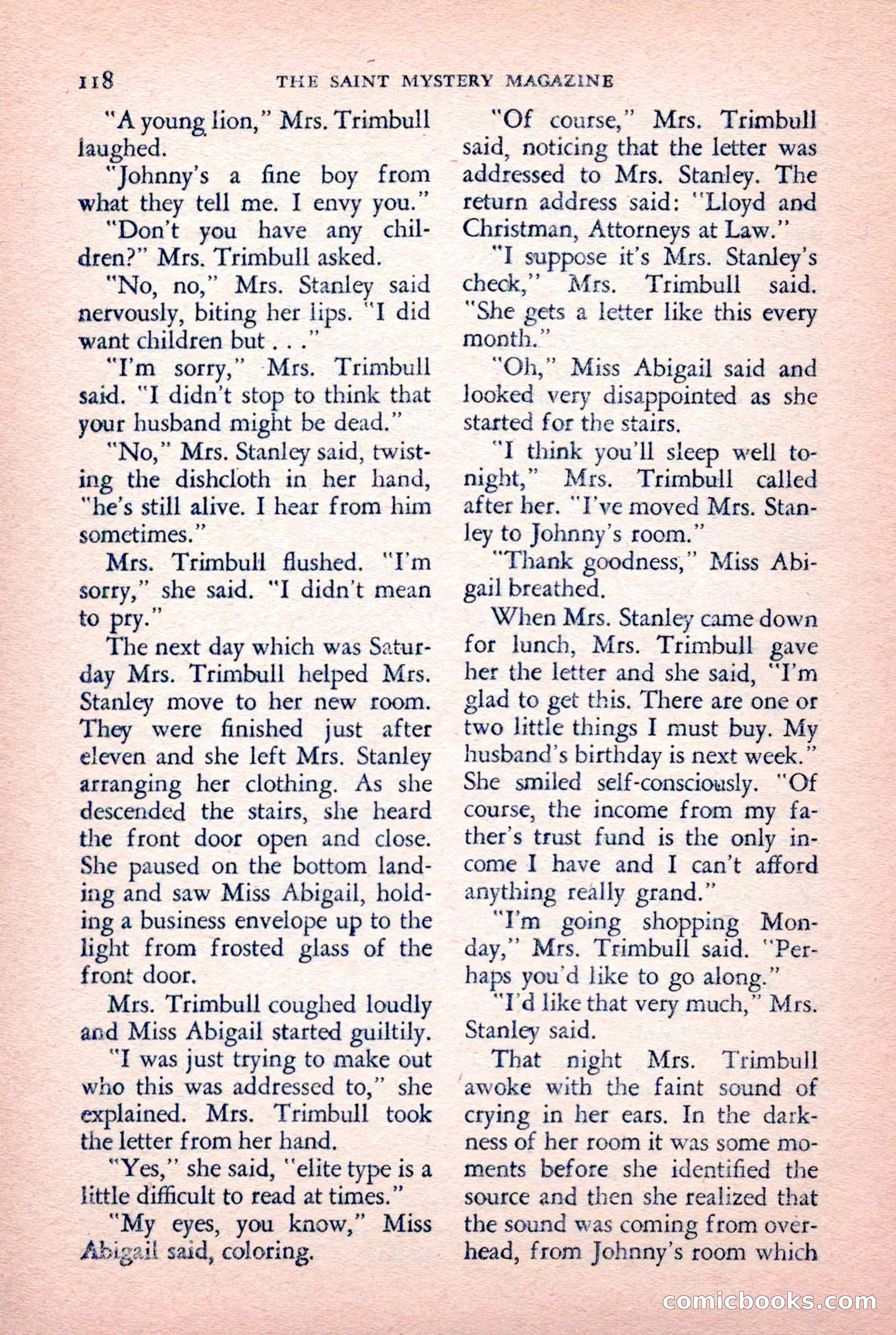 The Saint Mystery Magazine — page 120 of 132