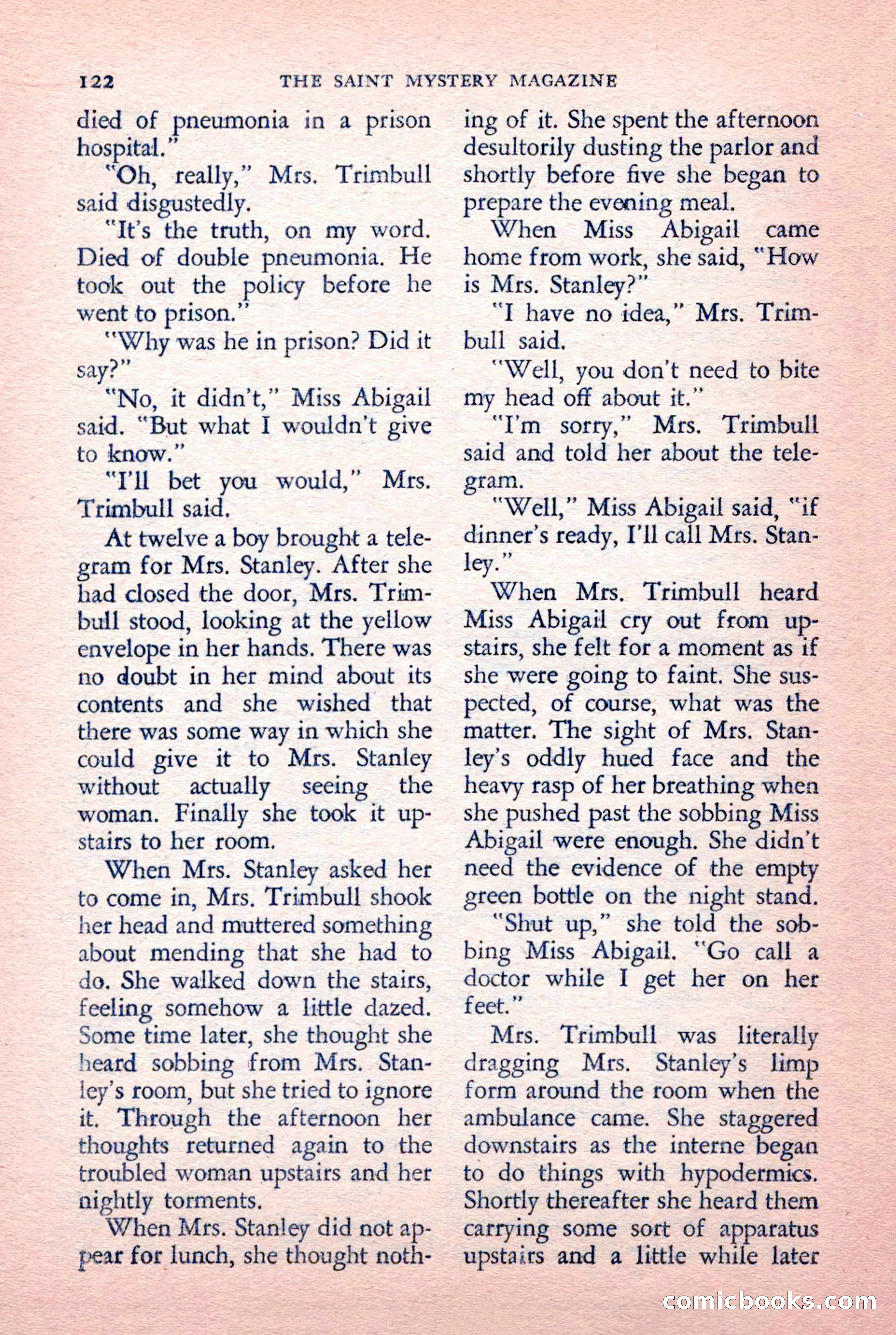 The Saint Mystery Magazine — page 124 of 132