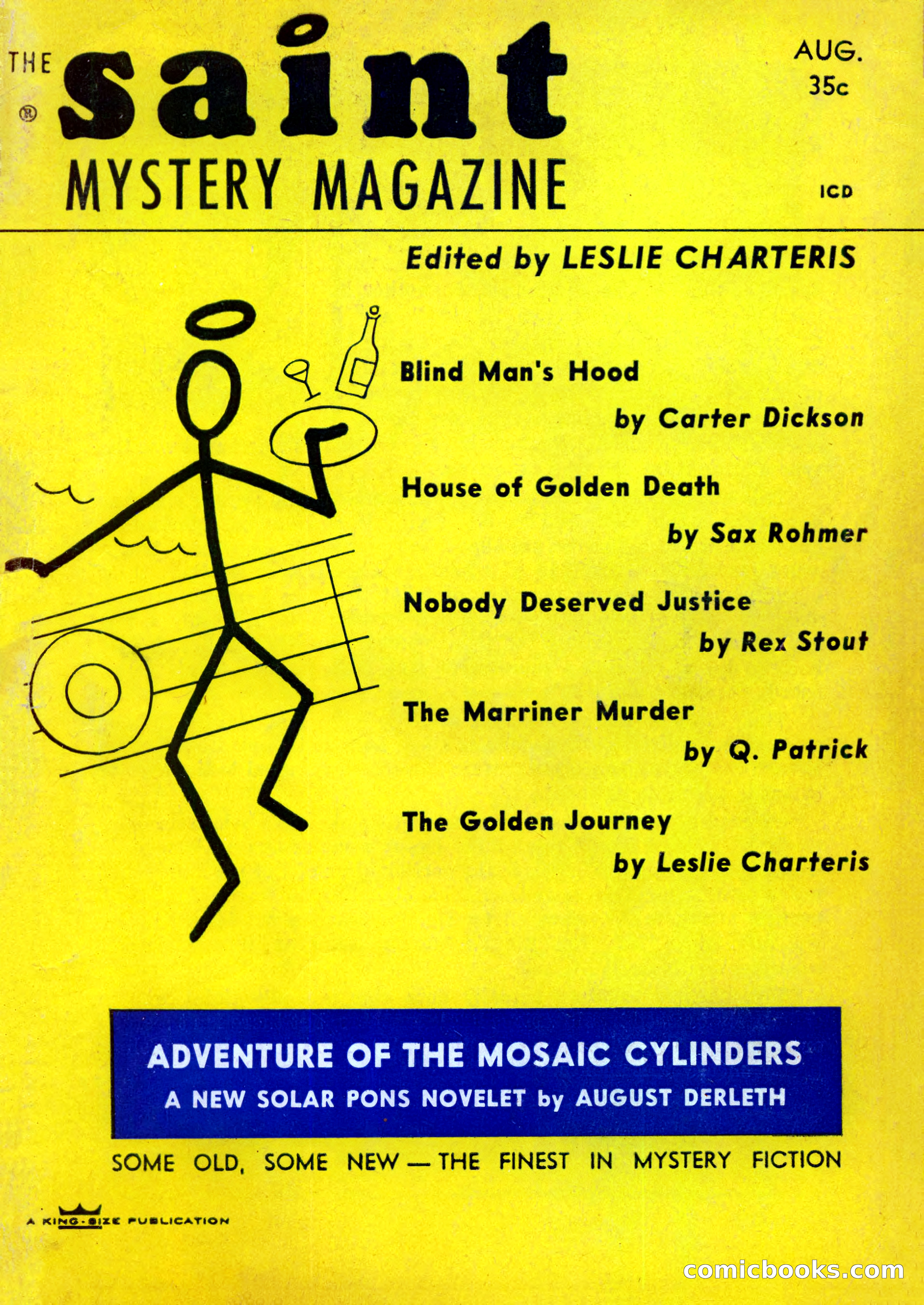 The Saint Mystery Magazine, August 1959 — page 1 of 132