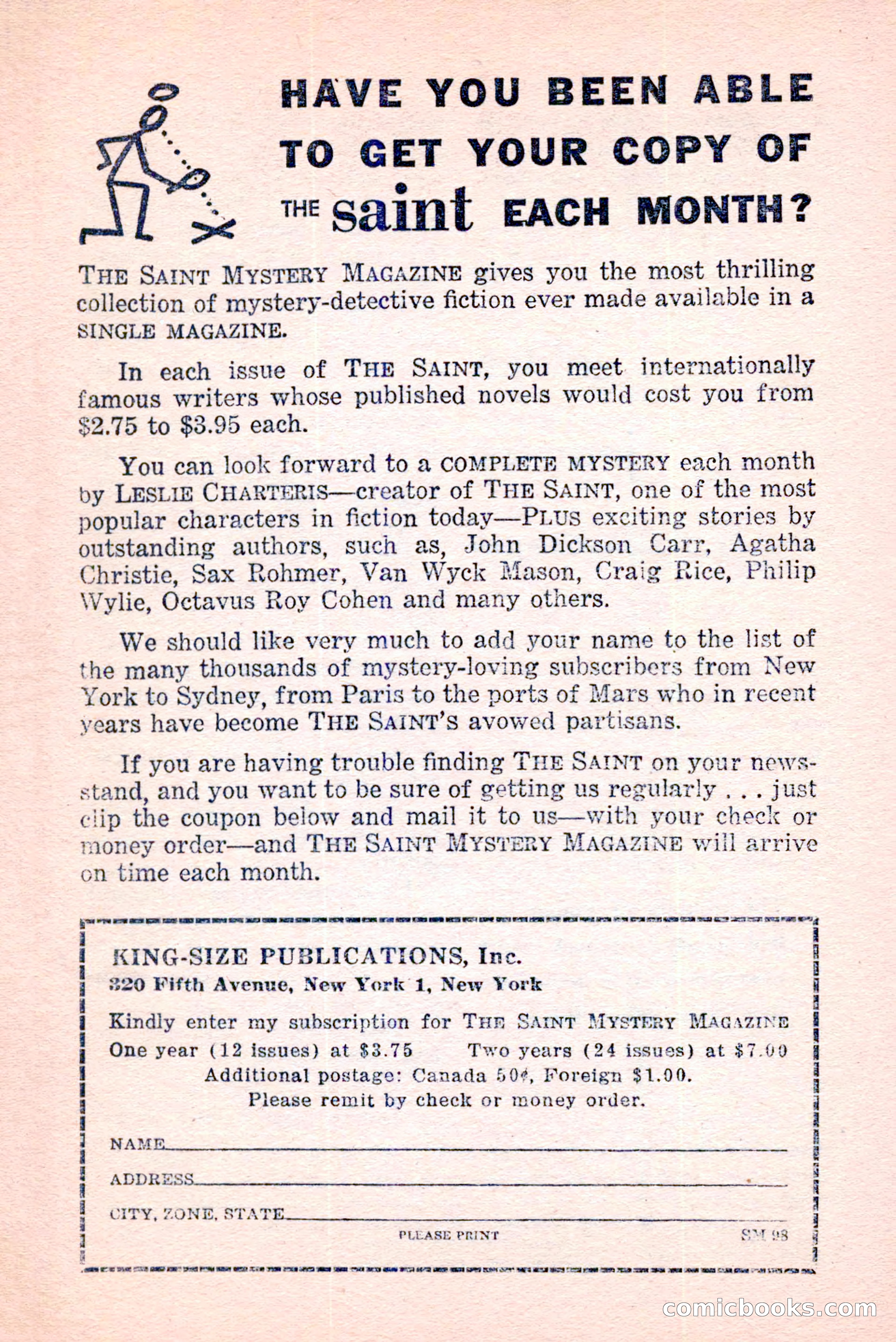 The Saint Mystery Magazine, August 1959 — page 5 of 132
