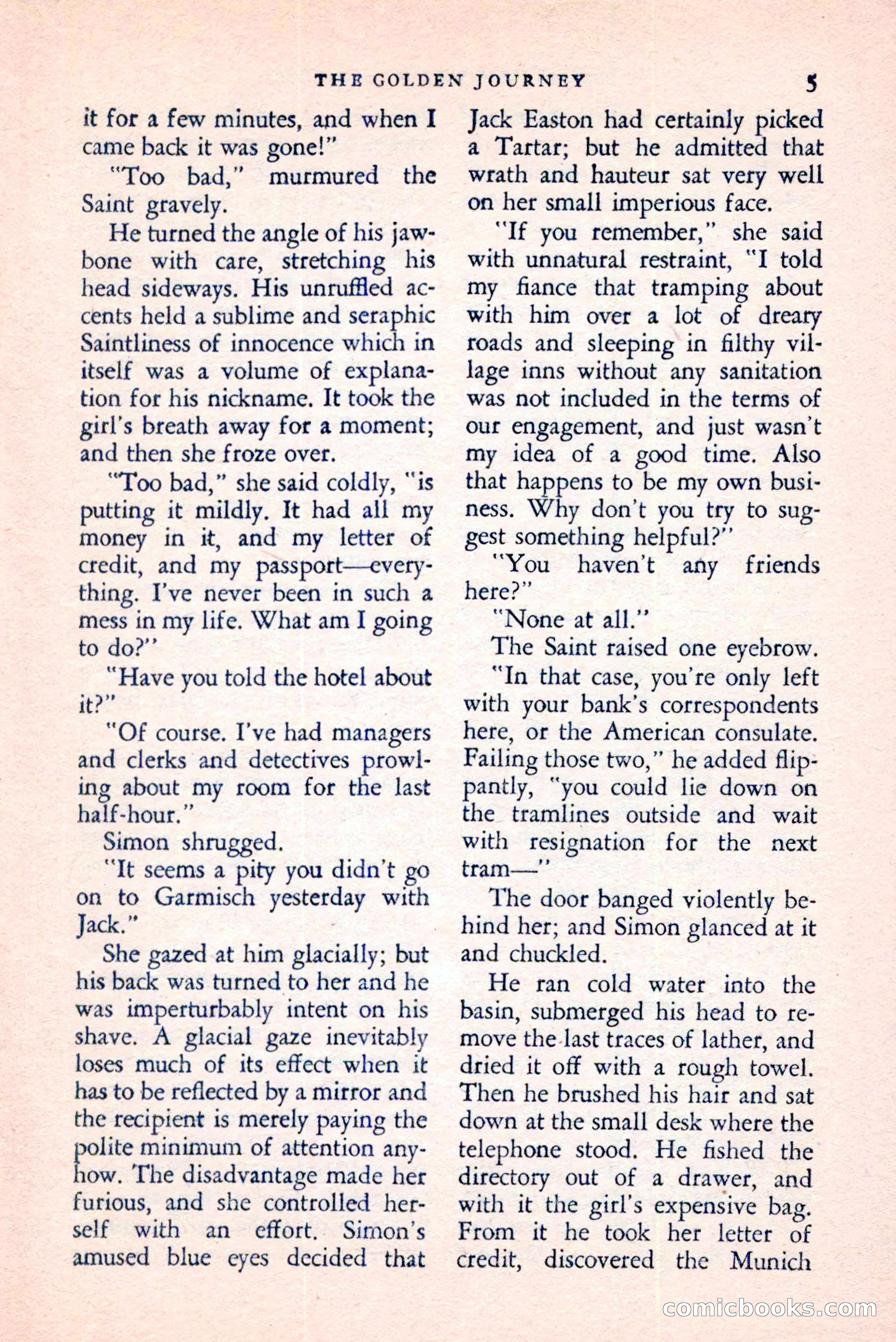 The Saint Mystery Magazine, August 1959 — page 7 of 132