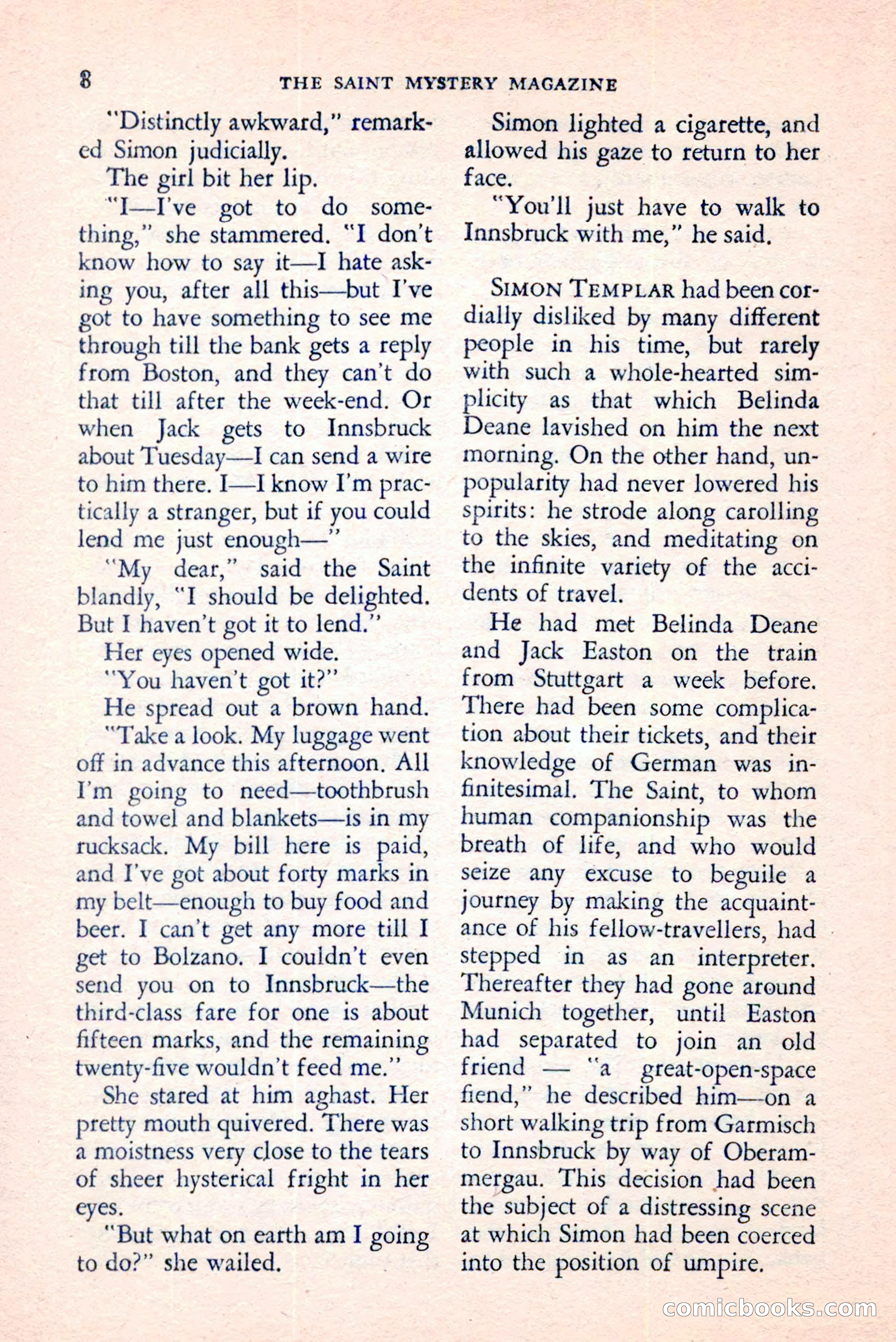 The Saint Mystery Magazine, August 1959 — page 10 of 132