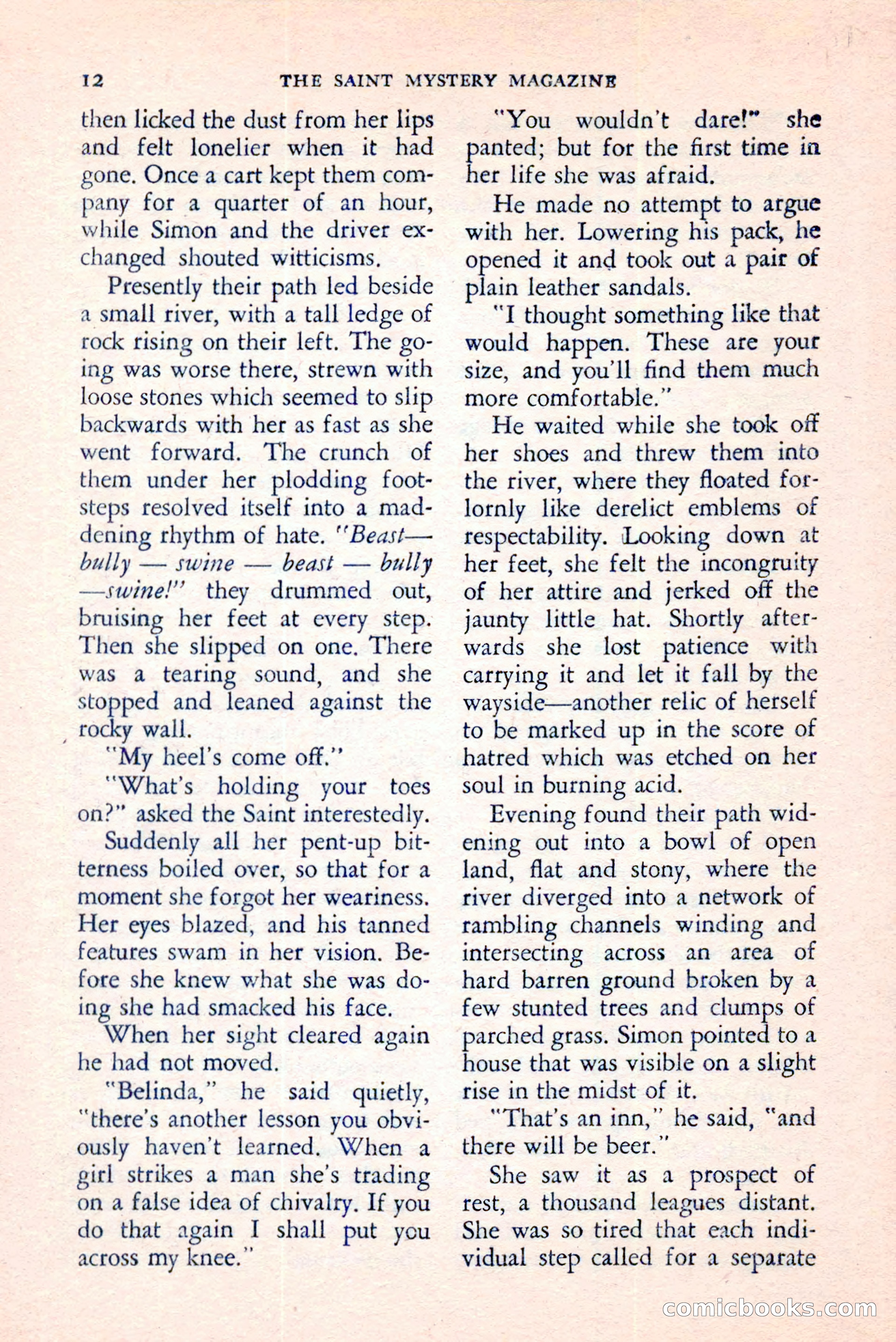 The Saint Mystery Magazine, August 1959 — page 14 of 132