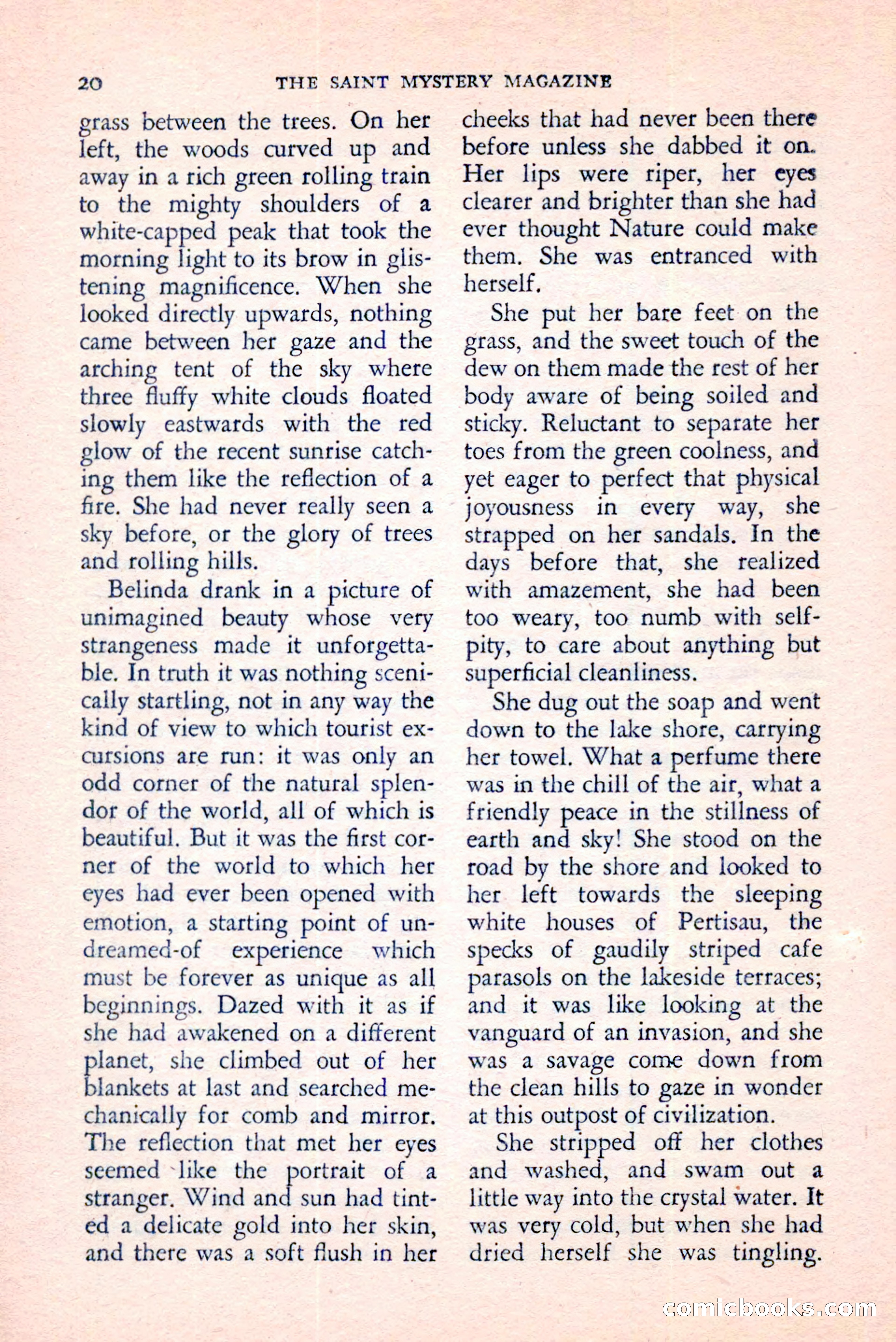 The Saint Mystery Magazine, August 1959 — page 22 of 132