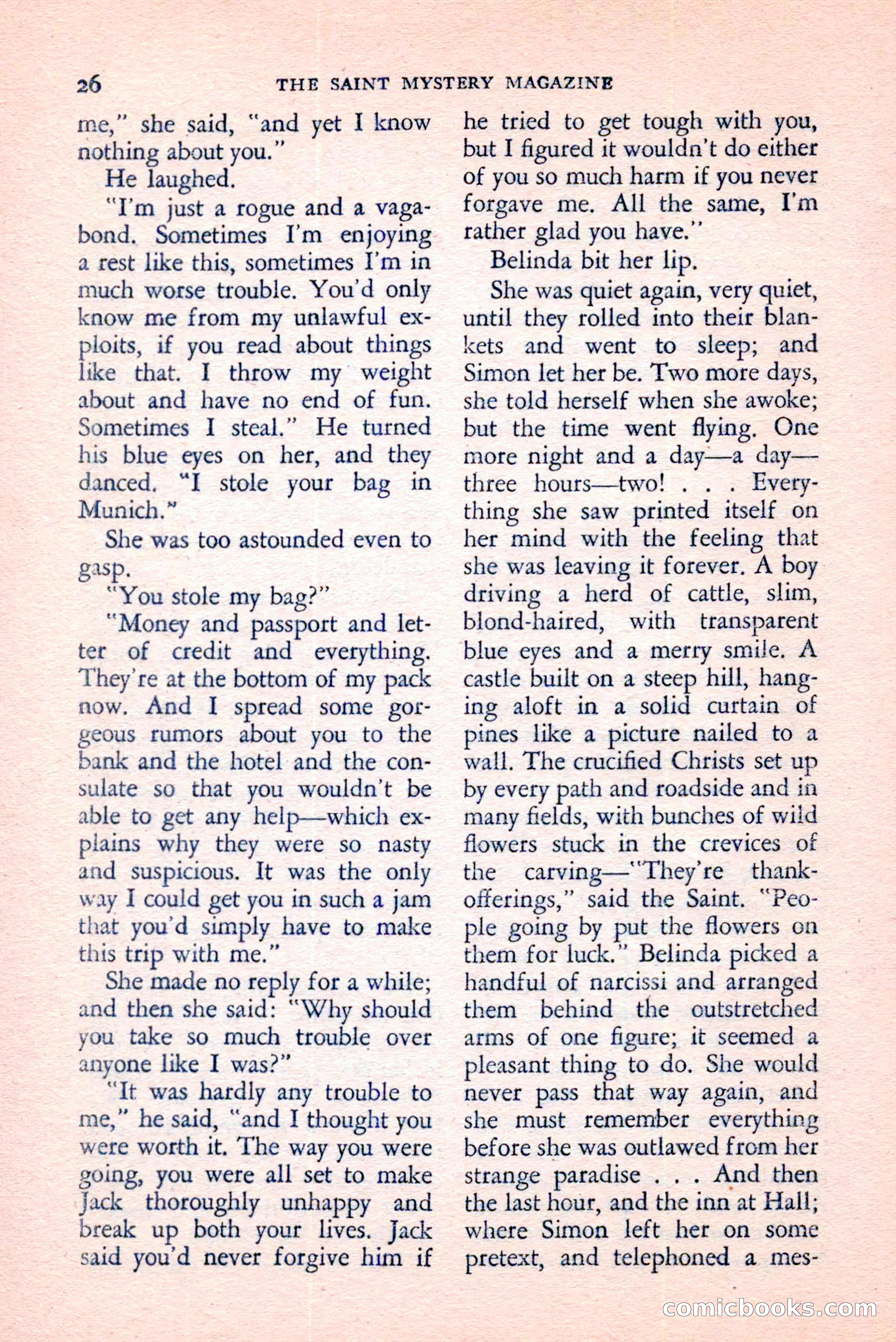 The Saint Mystery Magazine, August 1959 — page 28 of 132