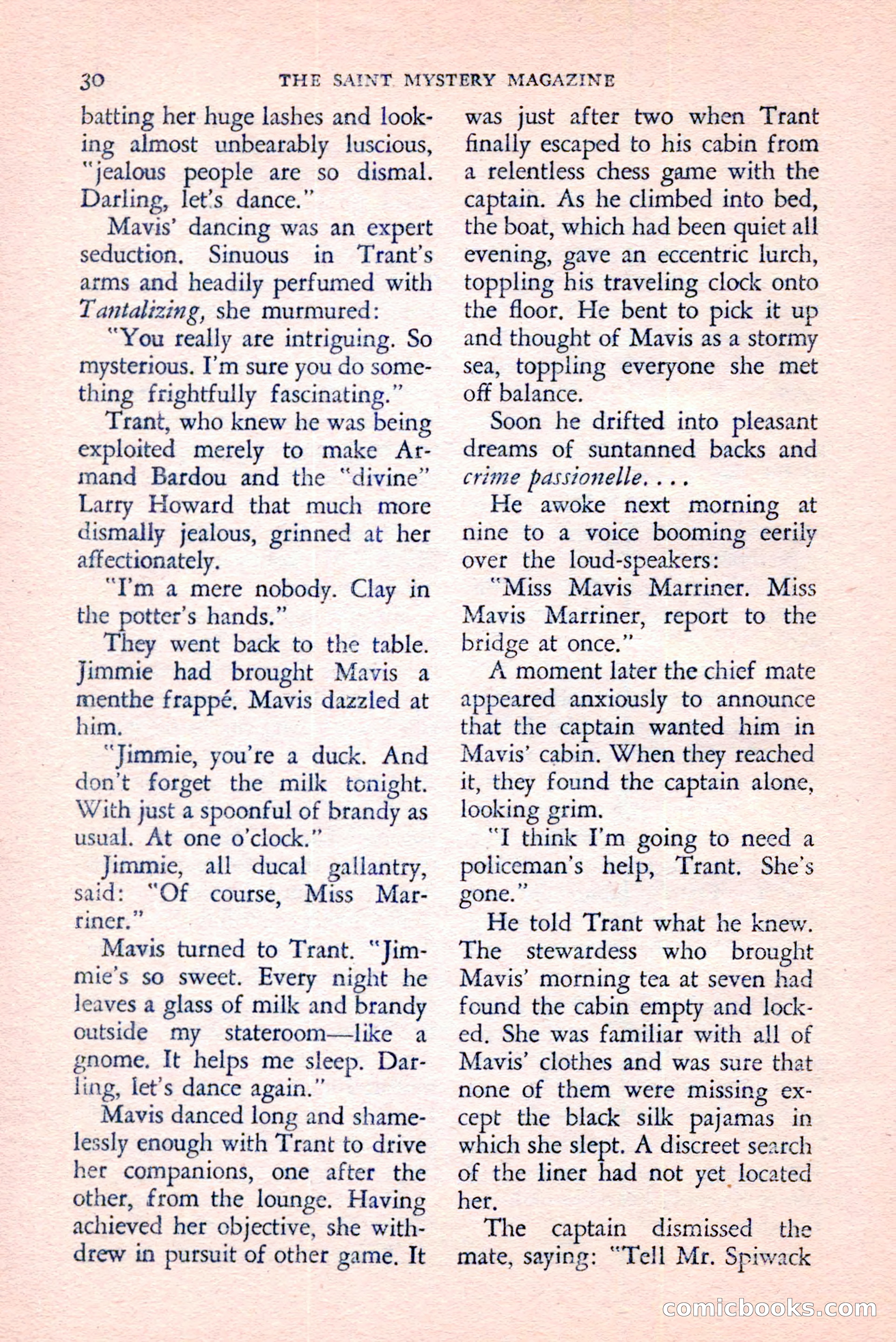 The Saint Mystery Magazine, August 1959 — page 32 of 132