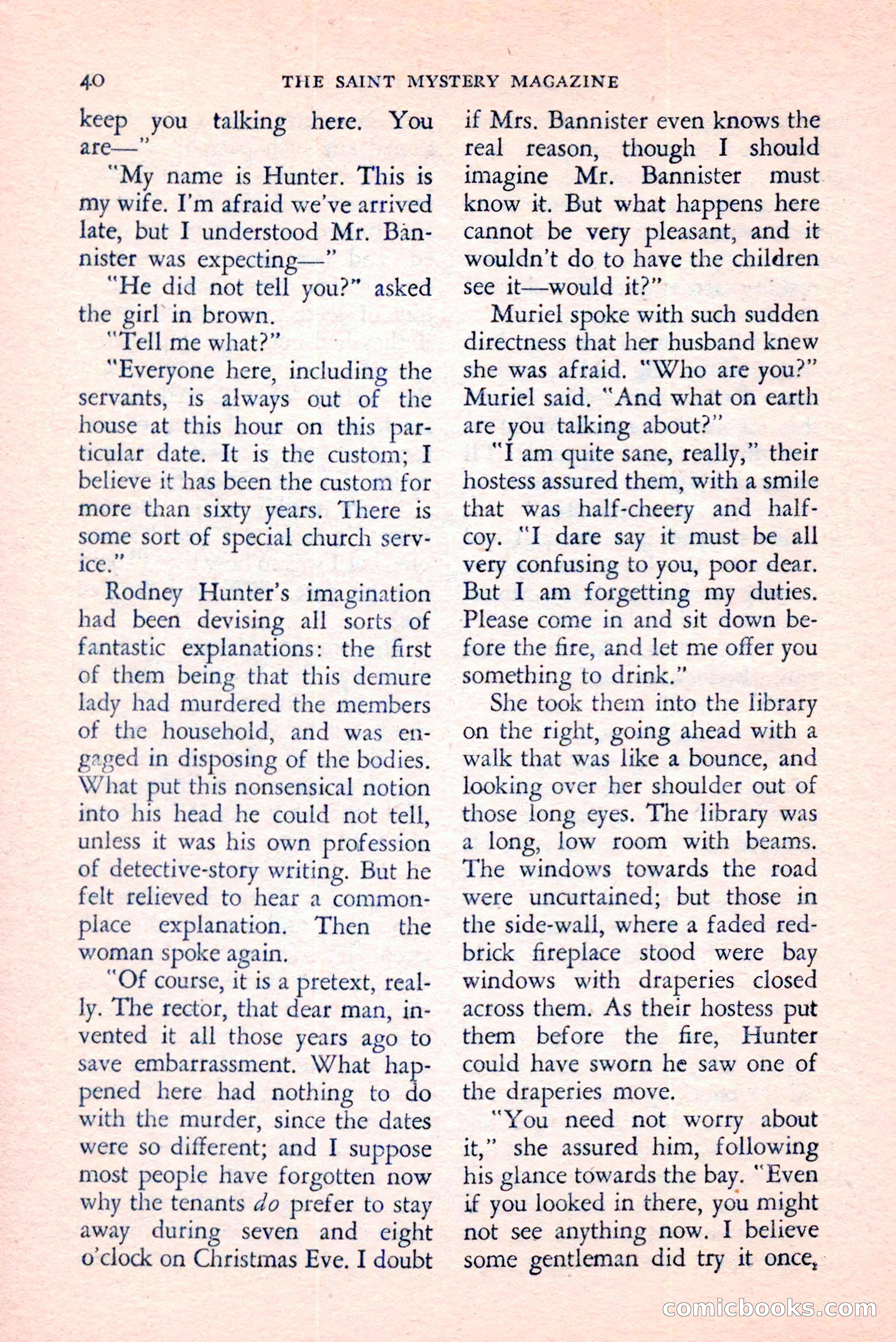 The Saint Mystery Magazine, August 1959 — page 42 of 132