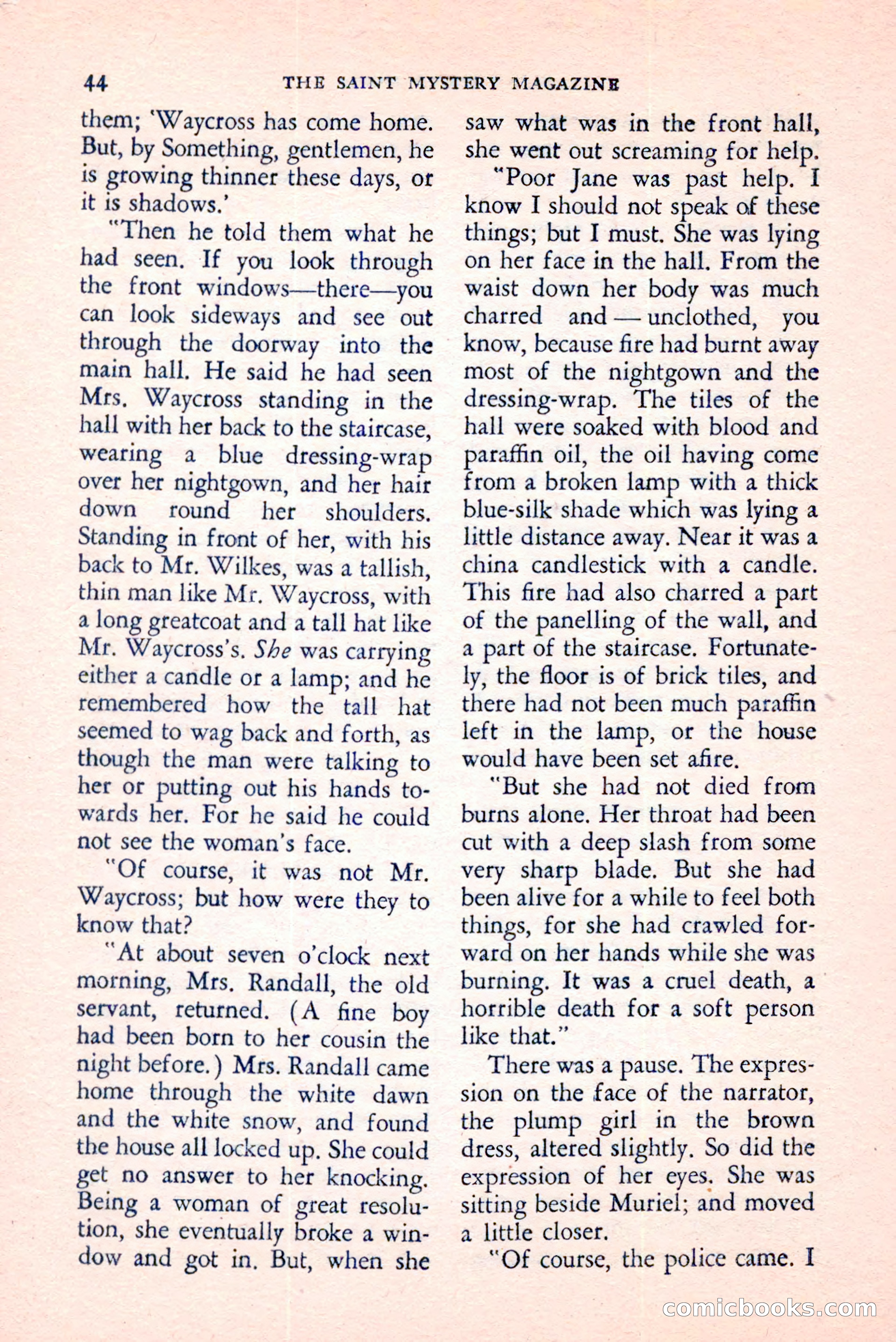 The Saint Mystery Magazine, August 1959 — page 46 of 132