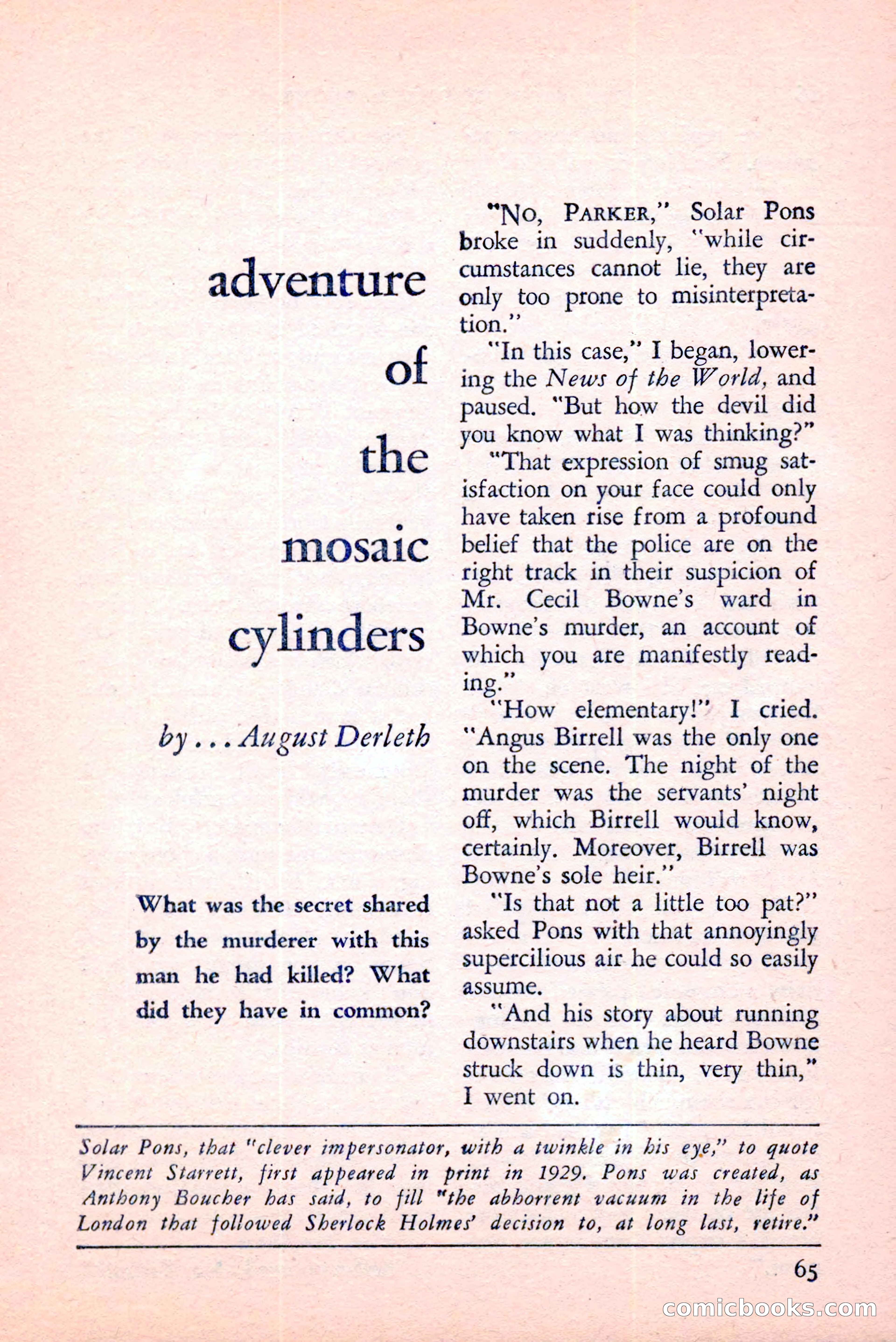 The Saint Mystery Magazine, August 1959 — page 67 of 132