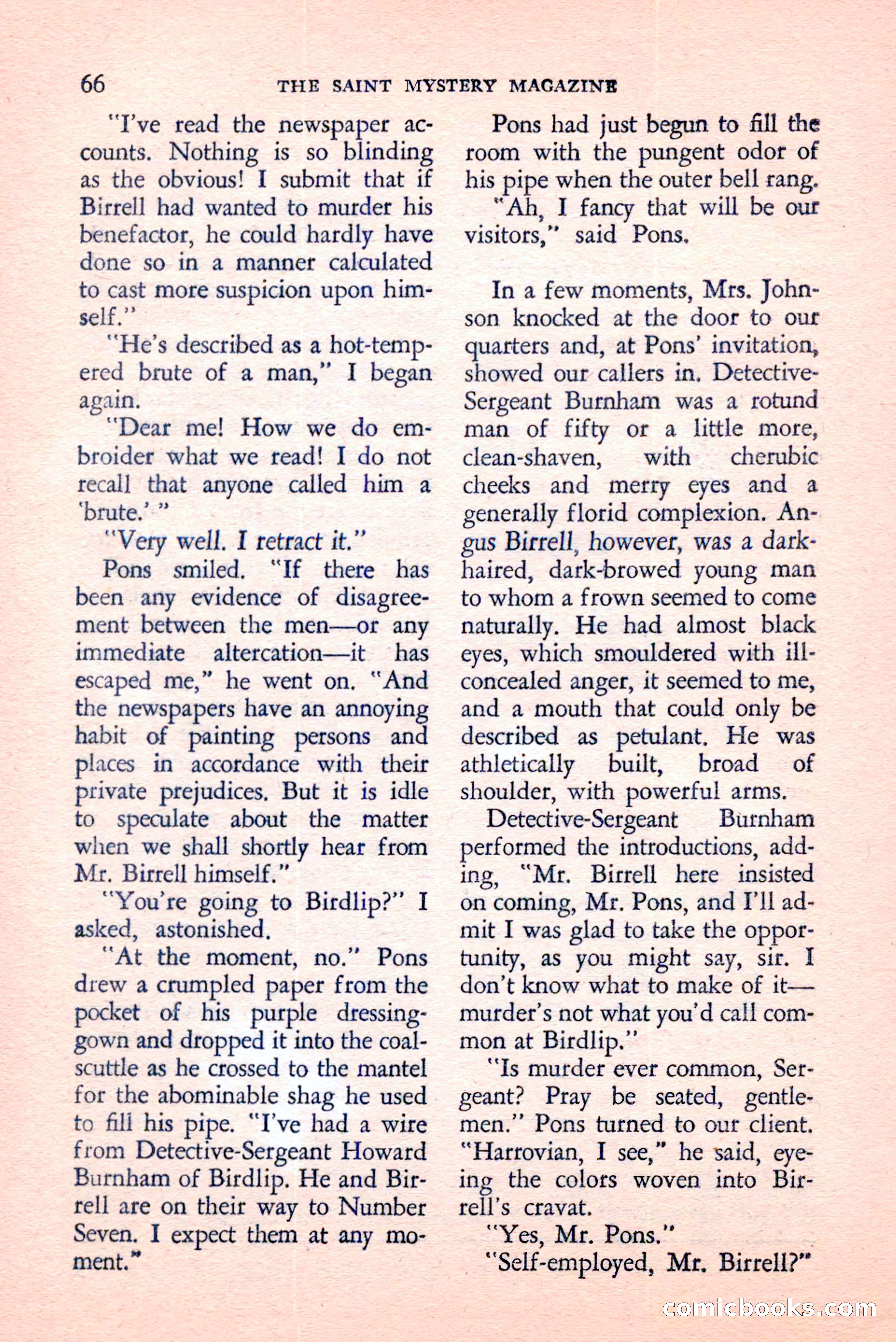 The Saint Mystery Magazine, August 1959 — page 68 of 132