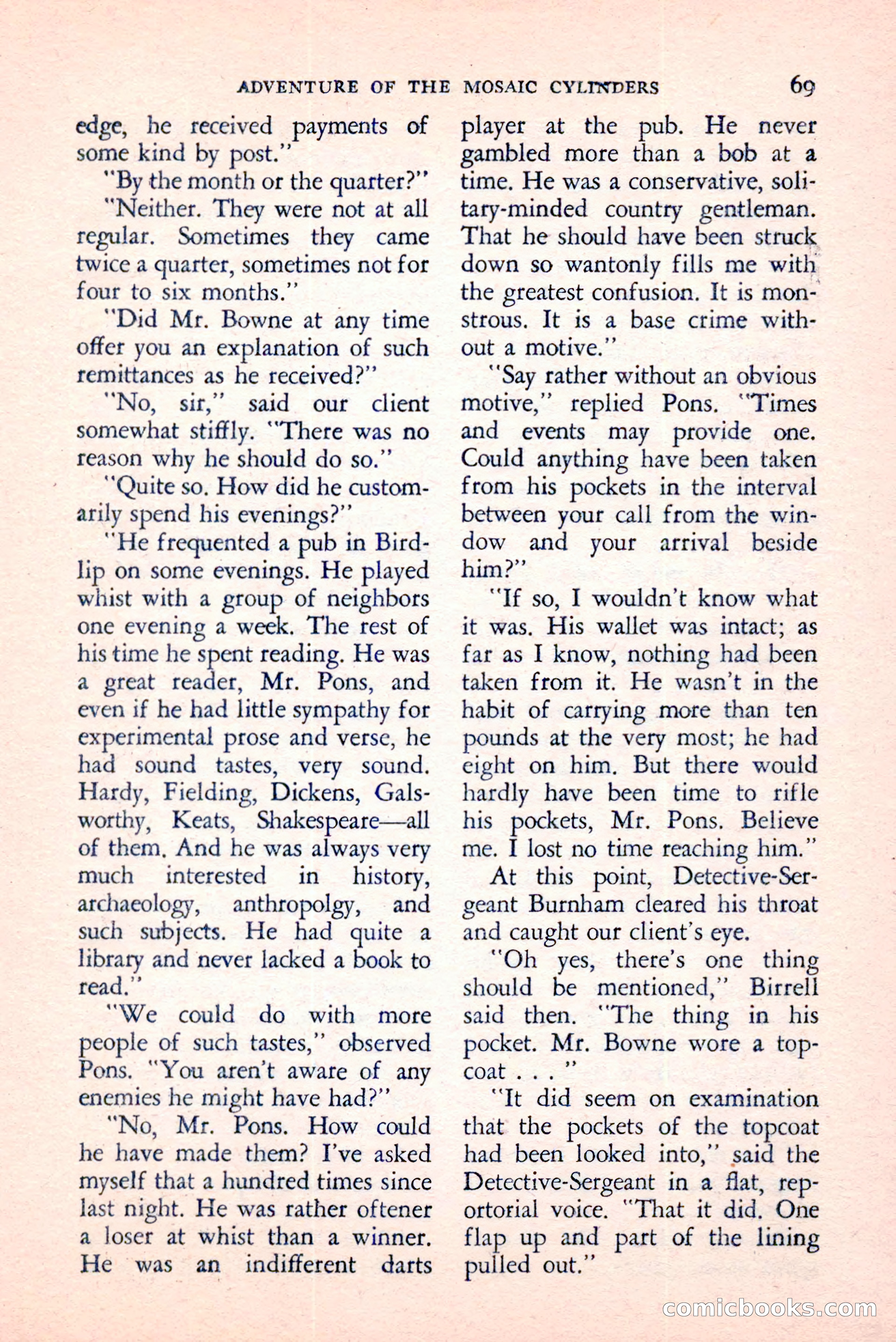 The Saint Mystery Magazine, August 1959 — page 71 of 132