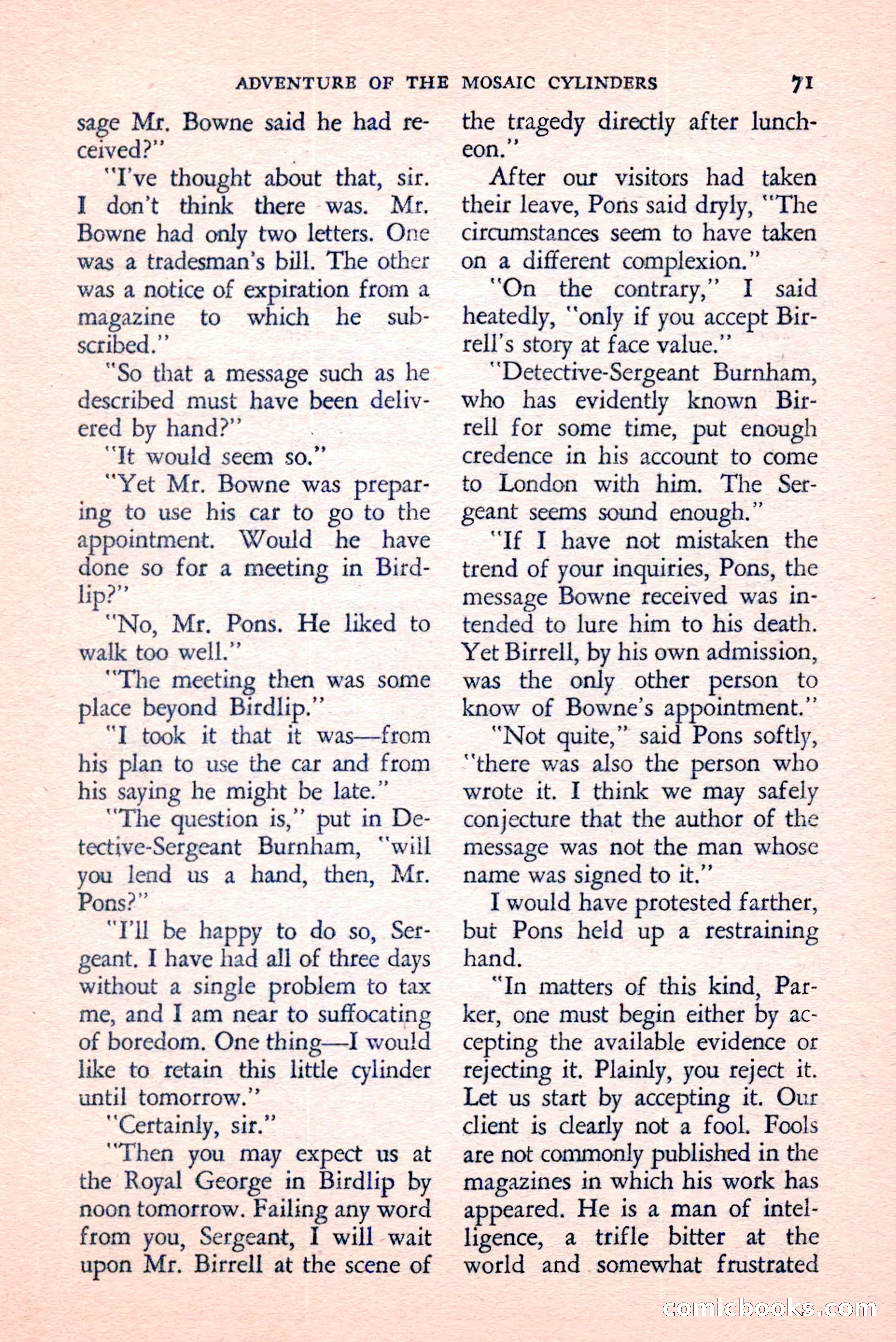 The Saint Mystery Magazine, August 1959 — page 73 of 132