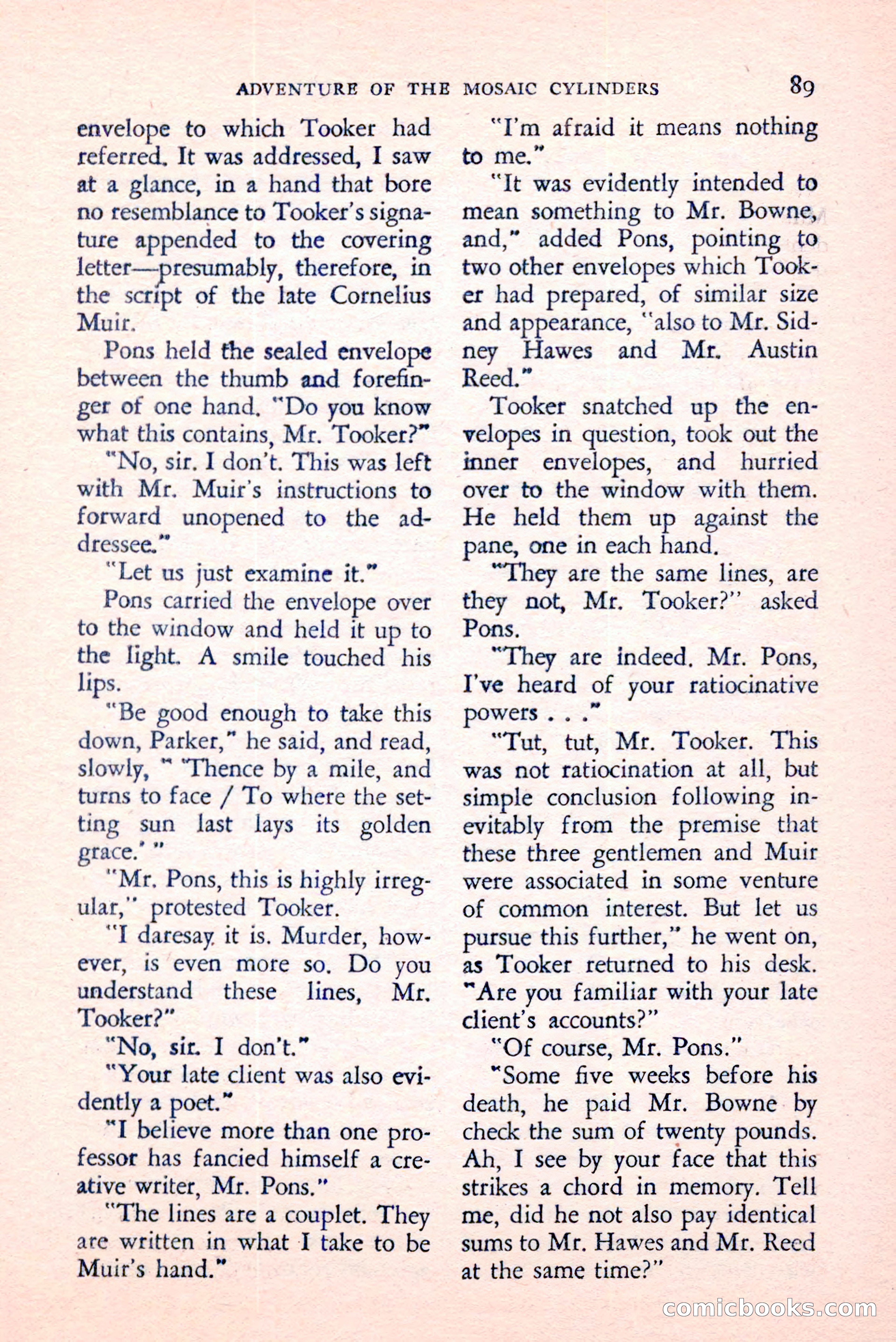 The Saint Mystery Magazine, August 1959 — page 91 of 132