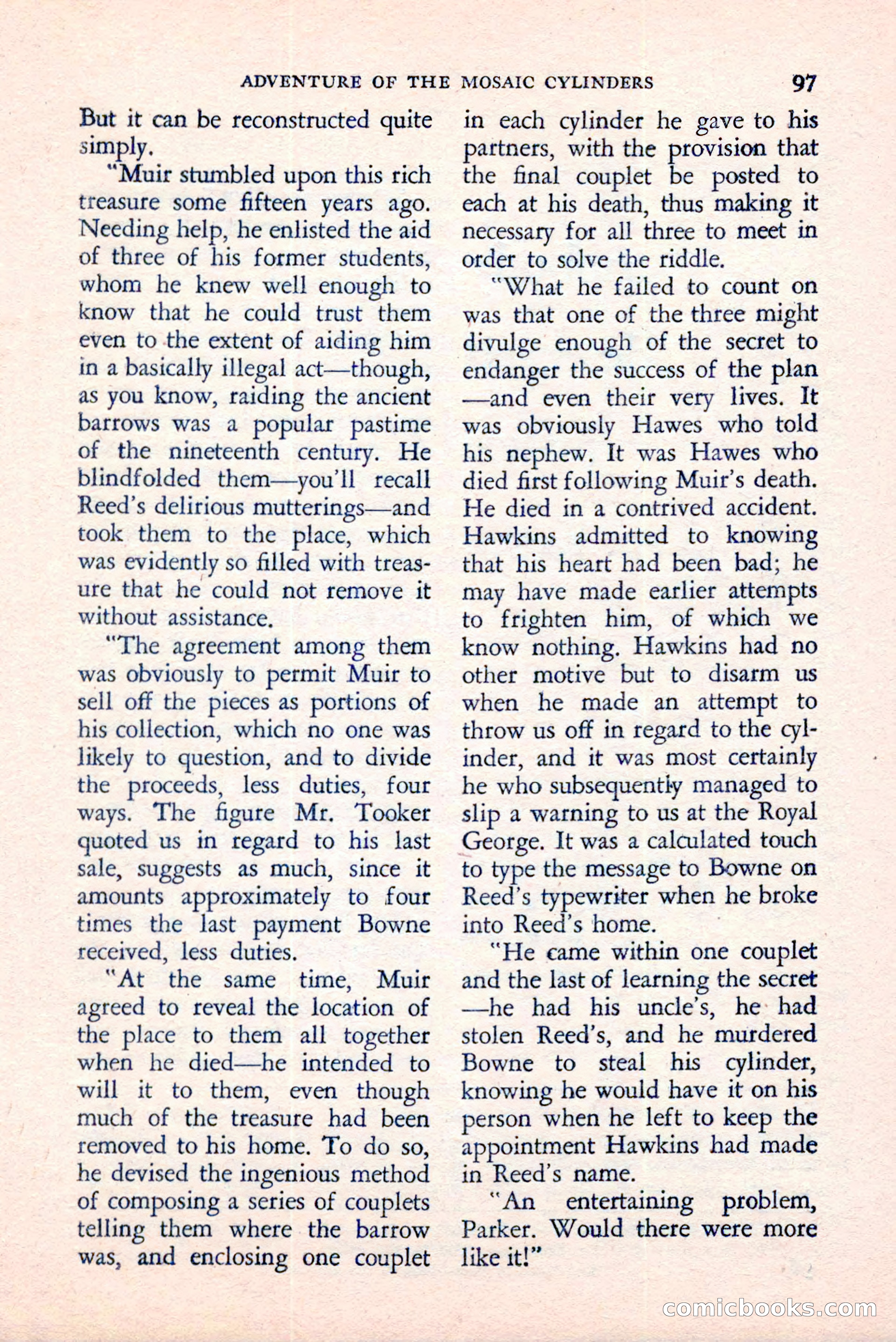 The Saint Mystery Magazine, August 1959 — page 99 of 132