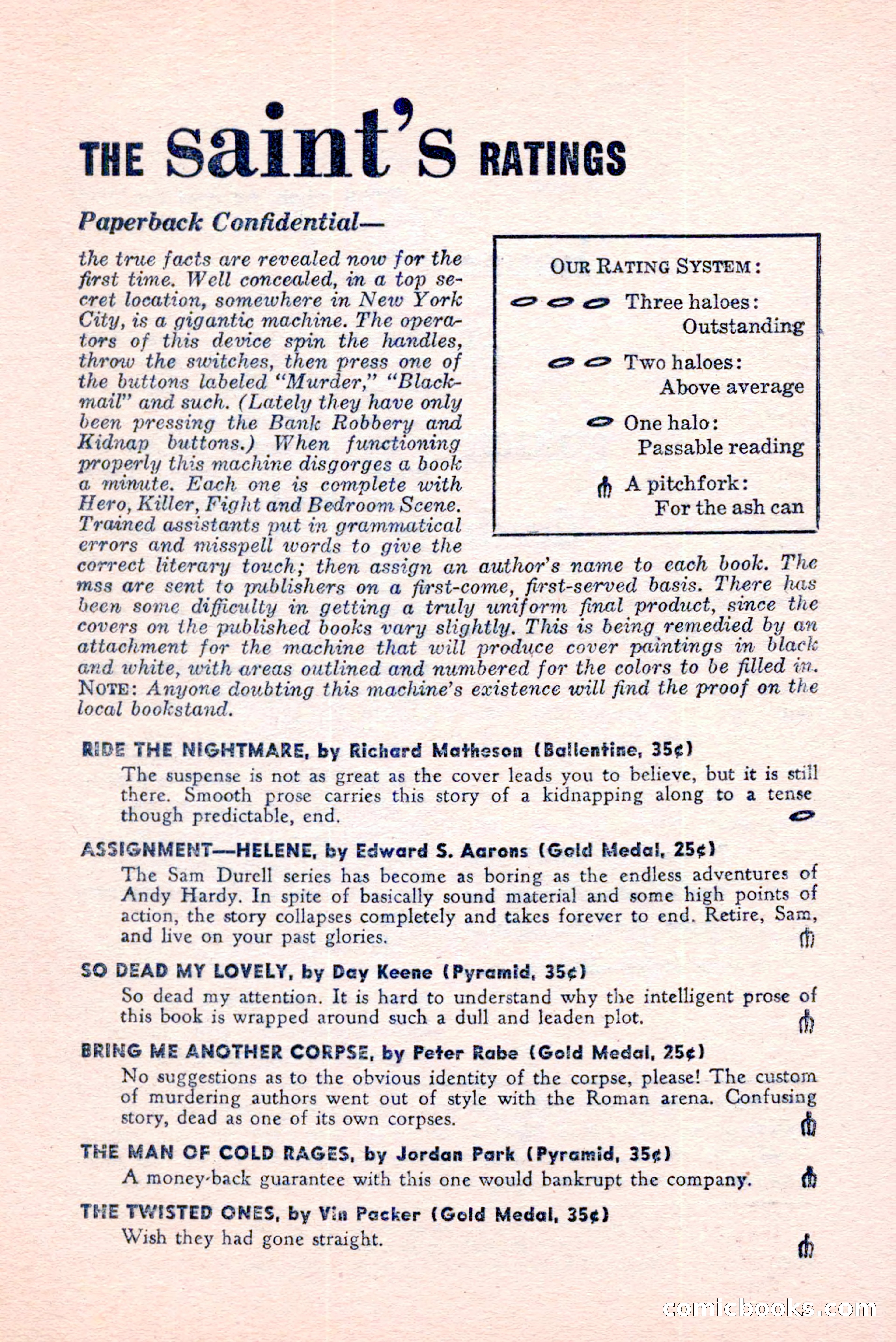 The Saint Mystery Magazine, August 1959 — page 105 of 132