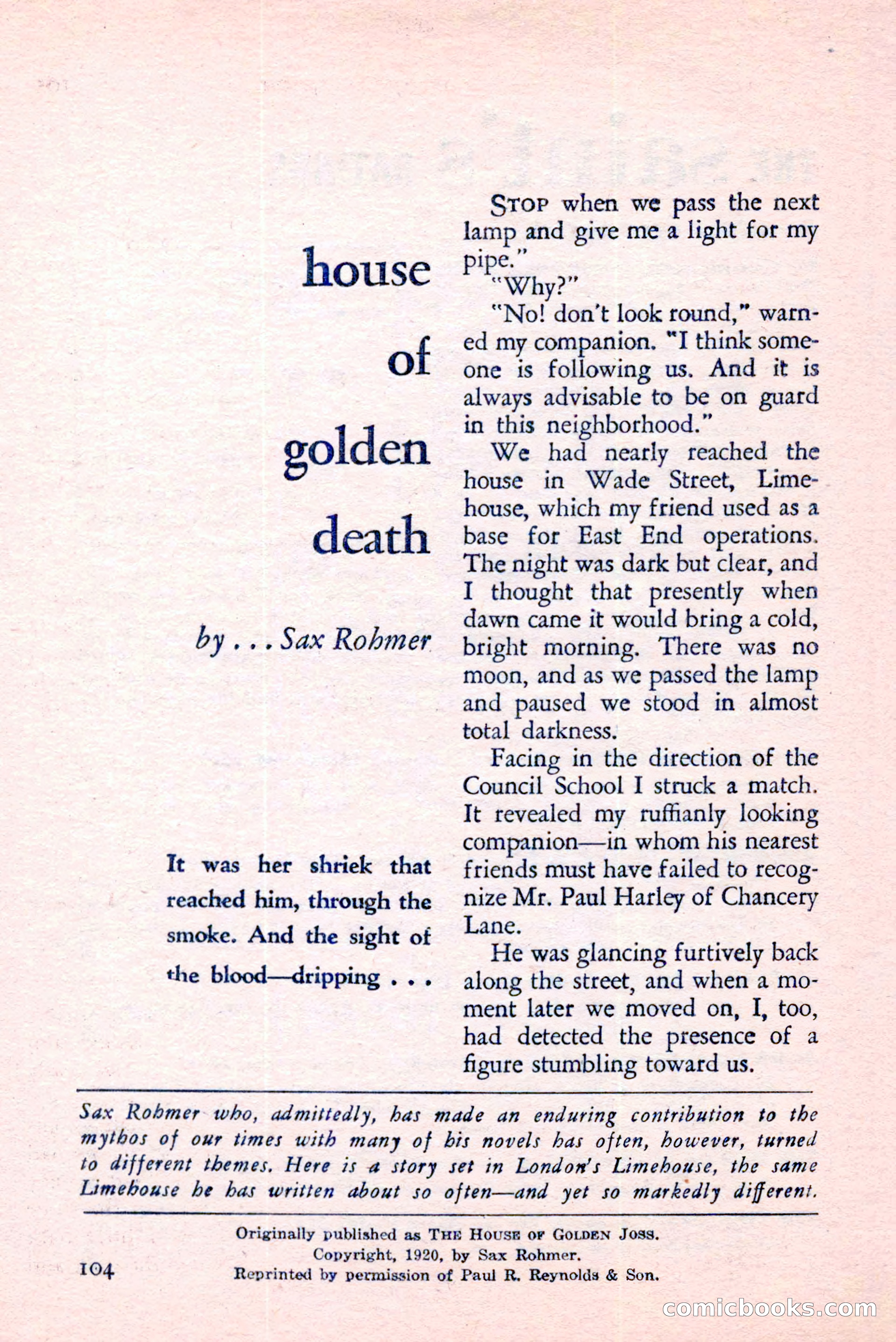 The Saint Mystery Magazine, August 1959 — page 106 of 132