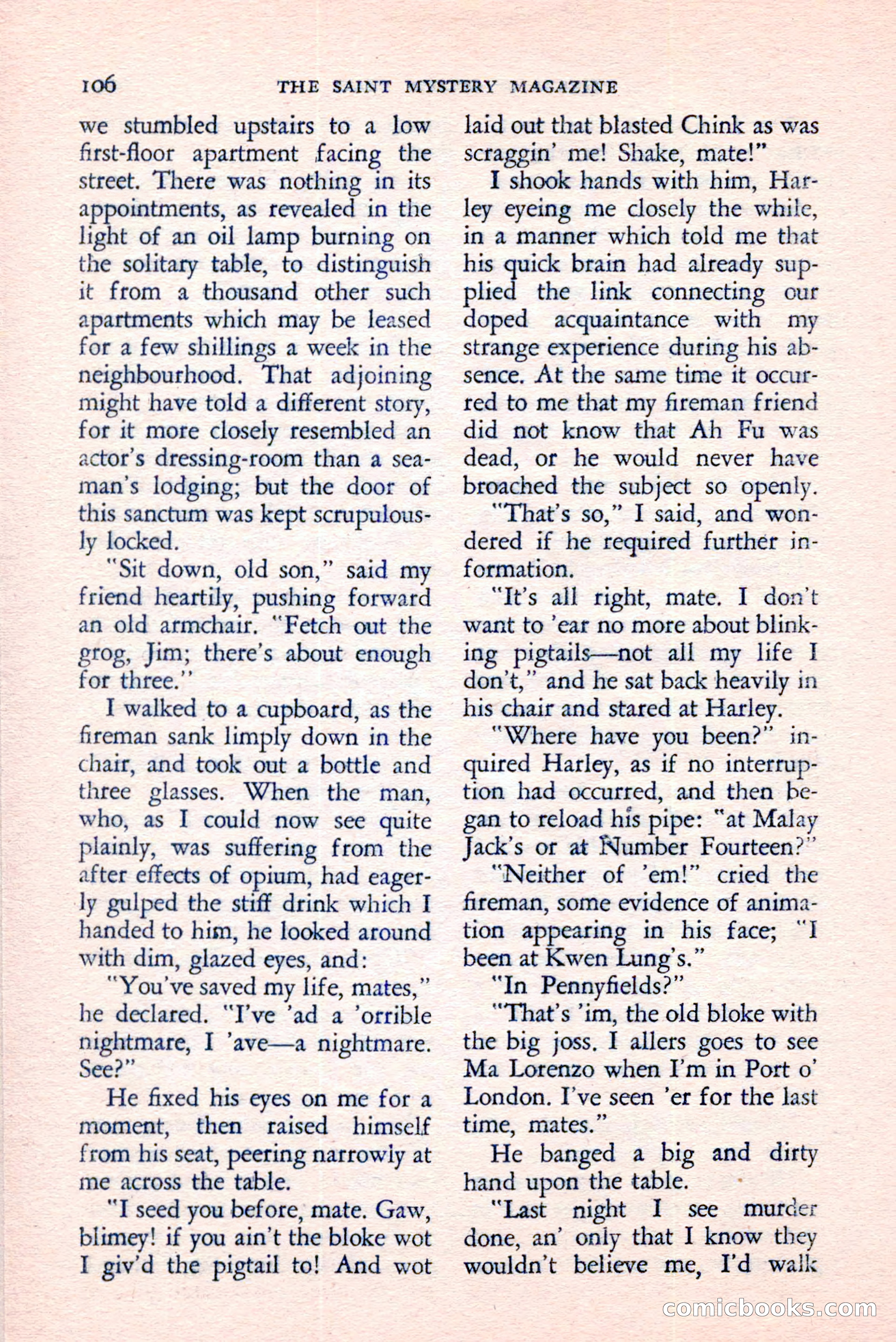 The Saint Mystery Magazine, August 1959 — page 108 of 132