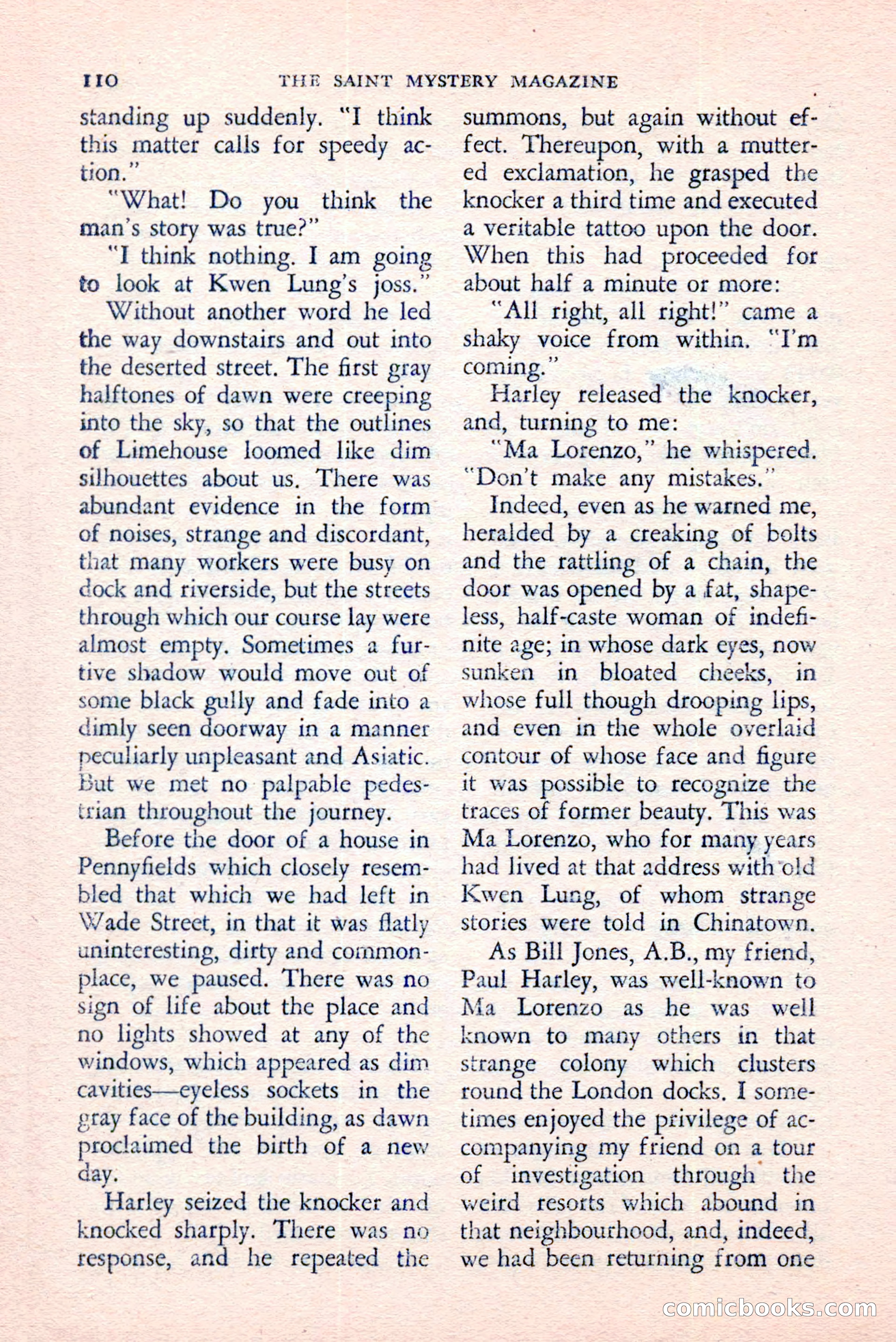 The Saint Mystery Magazine, August 1959 — page 112 of 132