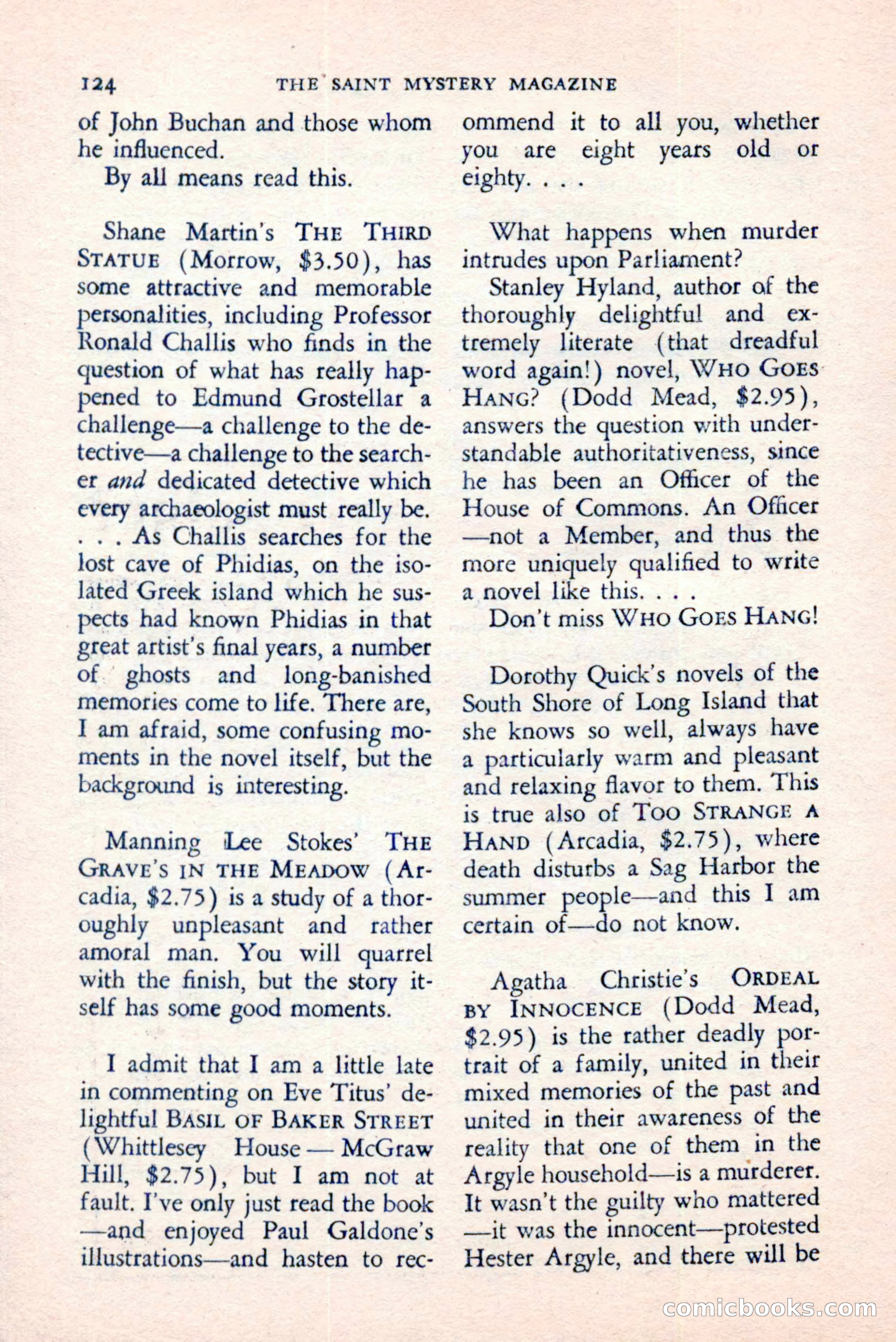 The Saint Mystery Magazine, August 1959 — page 126 of 132