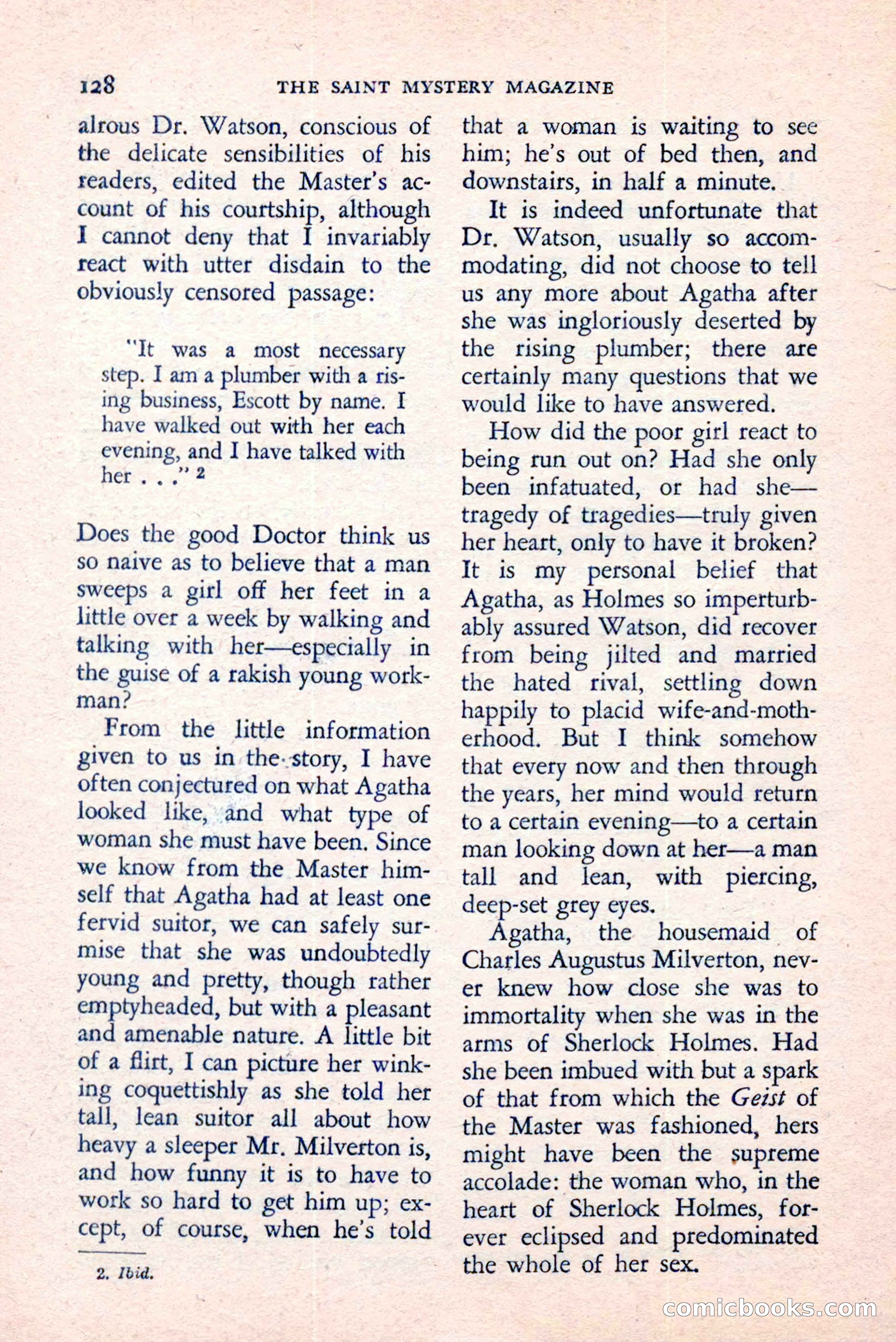 The Saint Mystery Magazine, August 1959 — page 130 of 132